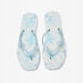 Aqua Floral Print Slip-On Flip Flops-Women%27s Flip Flops & Beach Slippers-thumbnailMobile-0