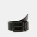 Lee Cooper Textured Waist Belt with Pin Buckle Closure-Men%27s Belts-thumbnail-0