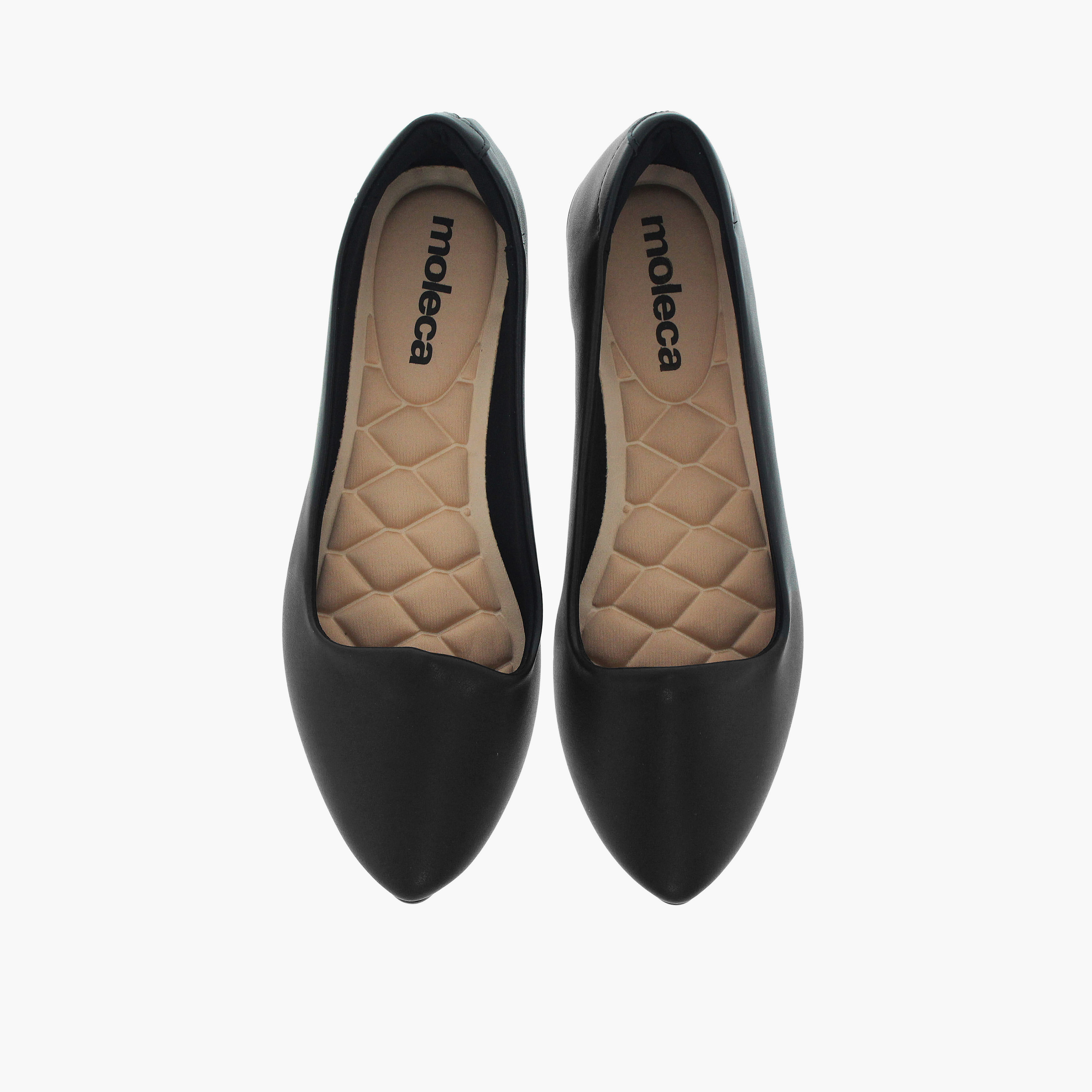 موليكا- حذاء بلارينا إيزياك مقدمة مدببة سهل الارتداء للنساء | 5635-816-7800-15745-women-shoes-ballerinas-image-2