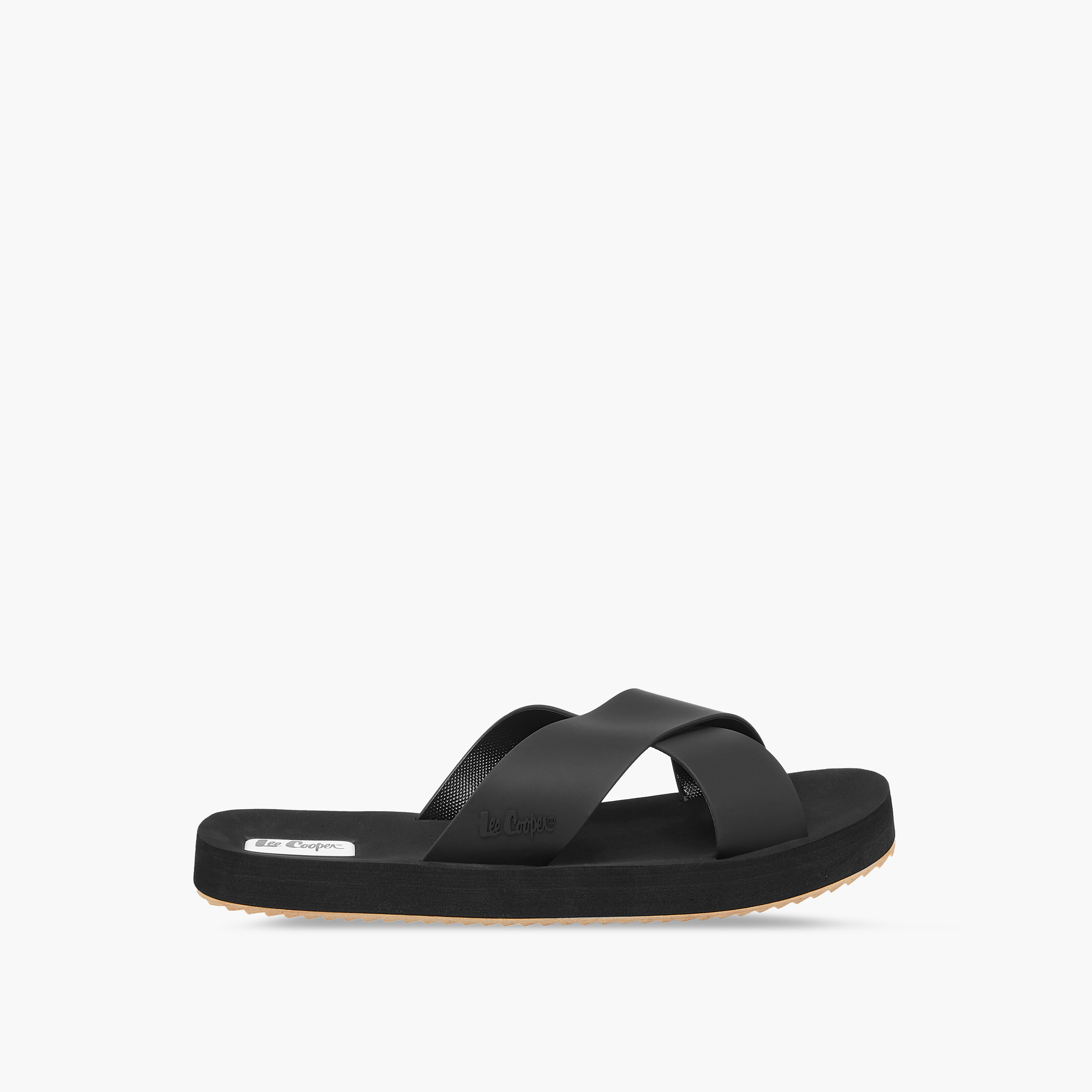 Lee Cooper Men's Logo Detail Cross Strap Flip Flops-men-shoes-flipflopsandslides-image-2