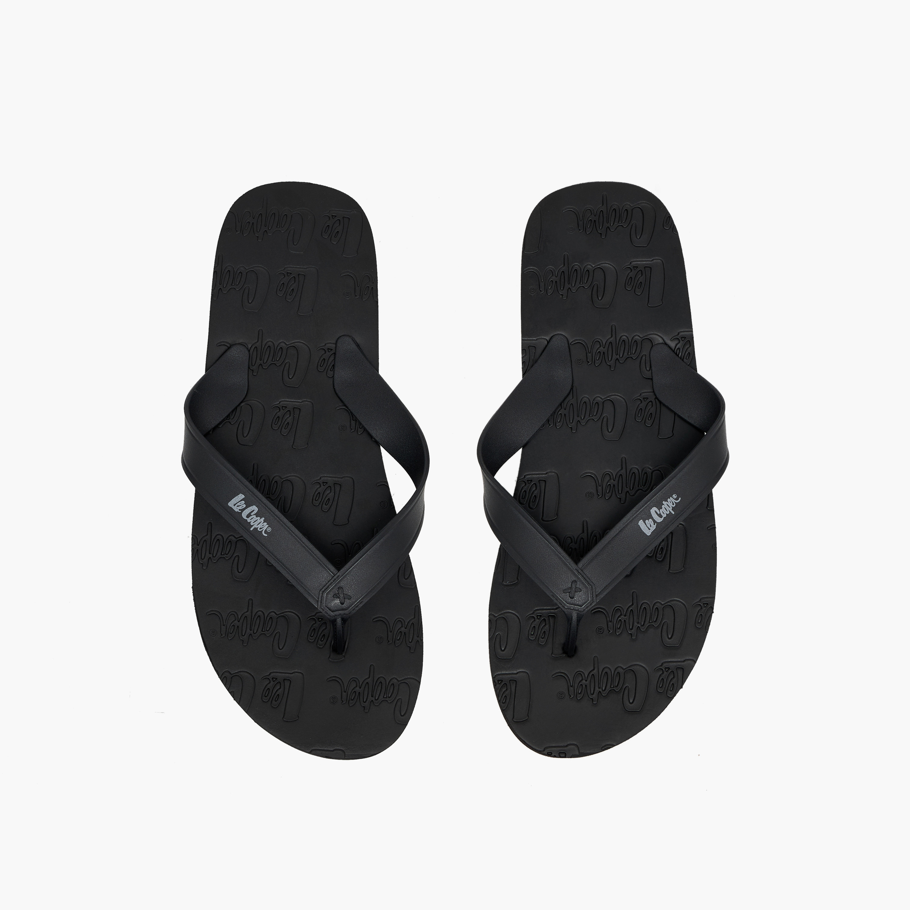 Lee Cooper Men Logo Embossed Flip Flops-men-shoes-flipflopsandslides-image-1