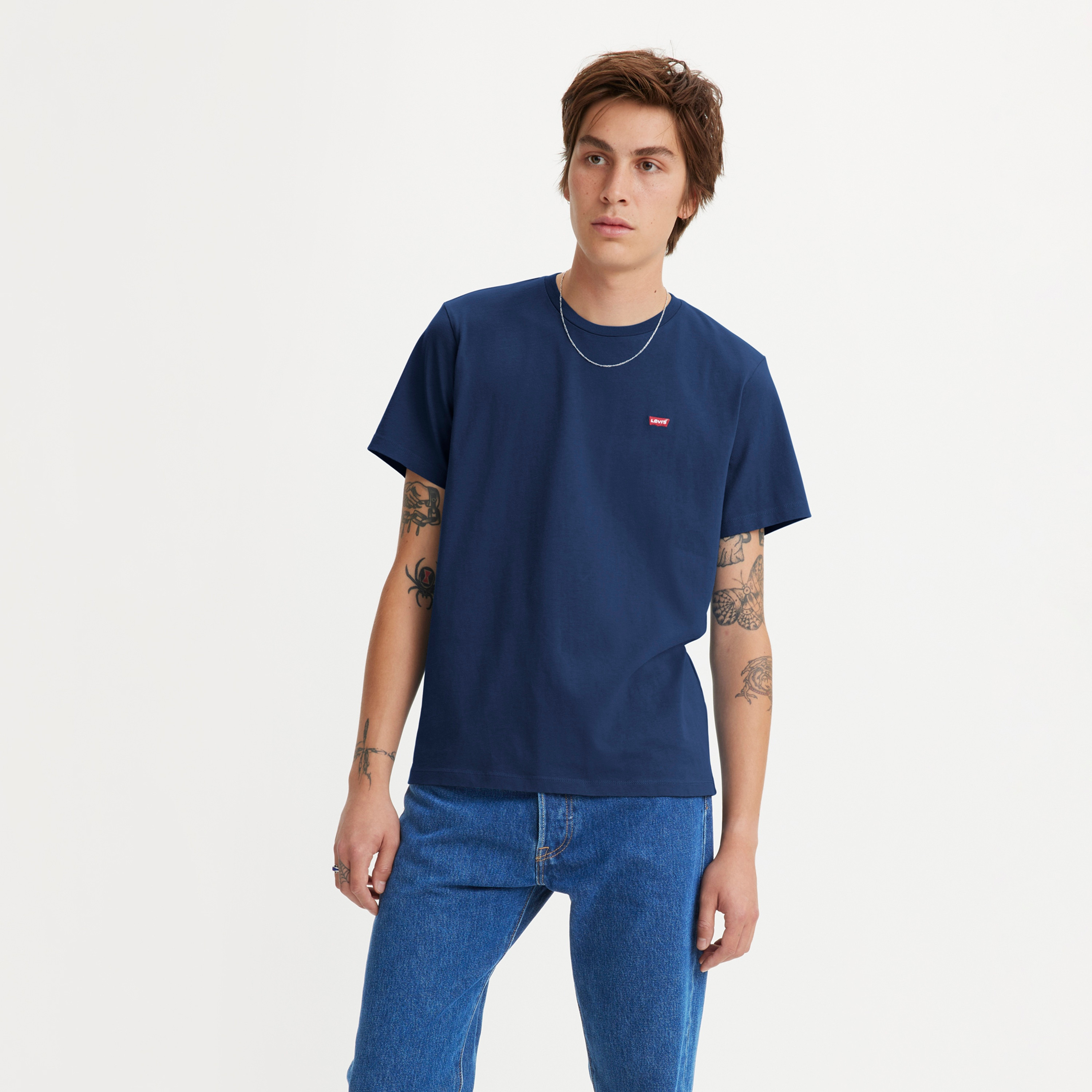 Levi's Plain Crew Neck Short Sleeves T-Shirt-men-clothing-tshirtsandpolos-tshirts-image-1