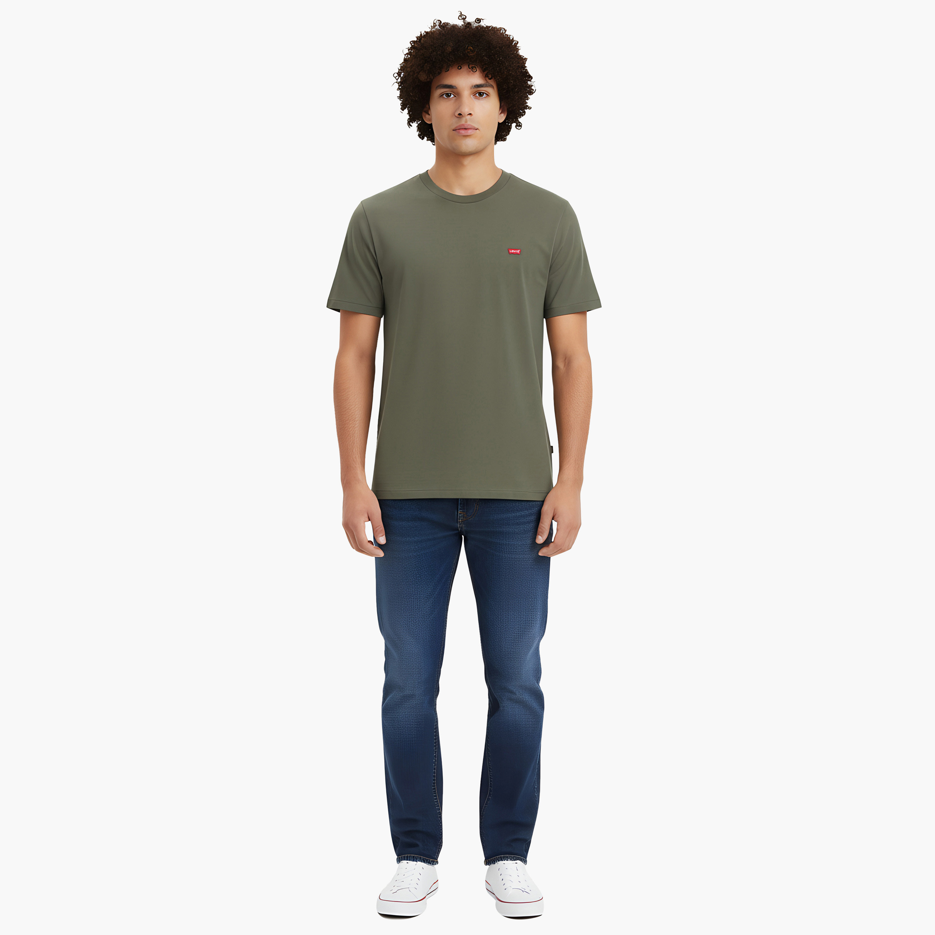 Levi's Plain Crew Neck Short Sleeves Men's T-Shirt-men-clothing-tshirtsandpolos-tshirts-image-2