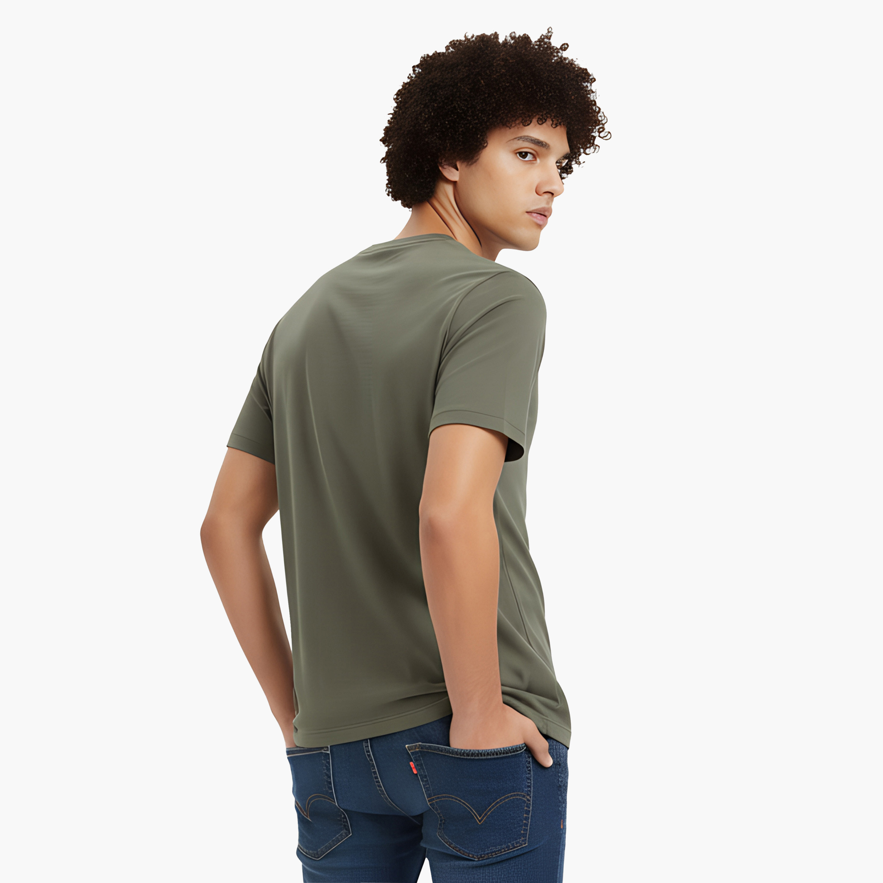 Levi's Plain Crew Neck Short Sleeves Men's T-Shirt-men-clothing-tshirtsandpolos-tshirts-image-4