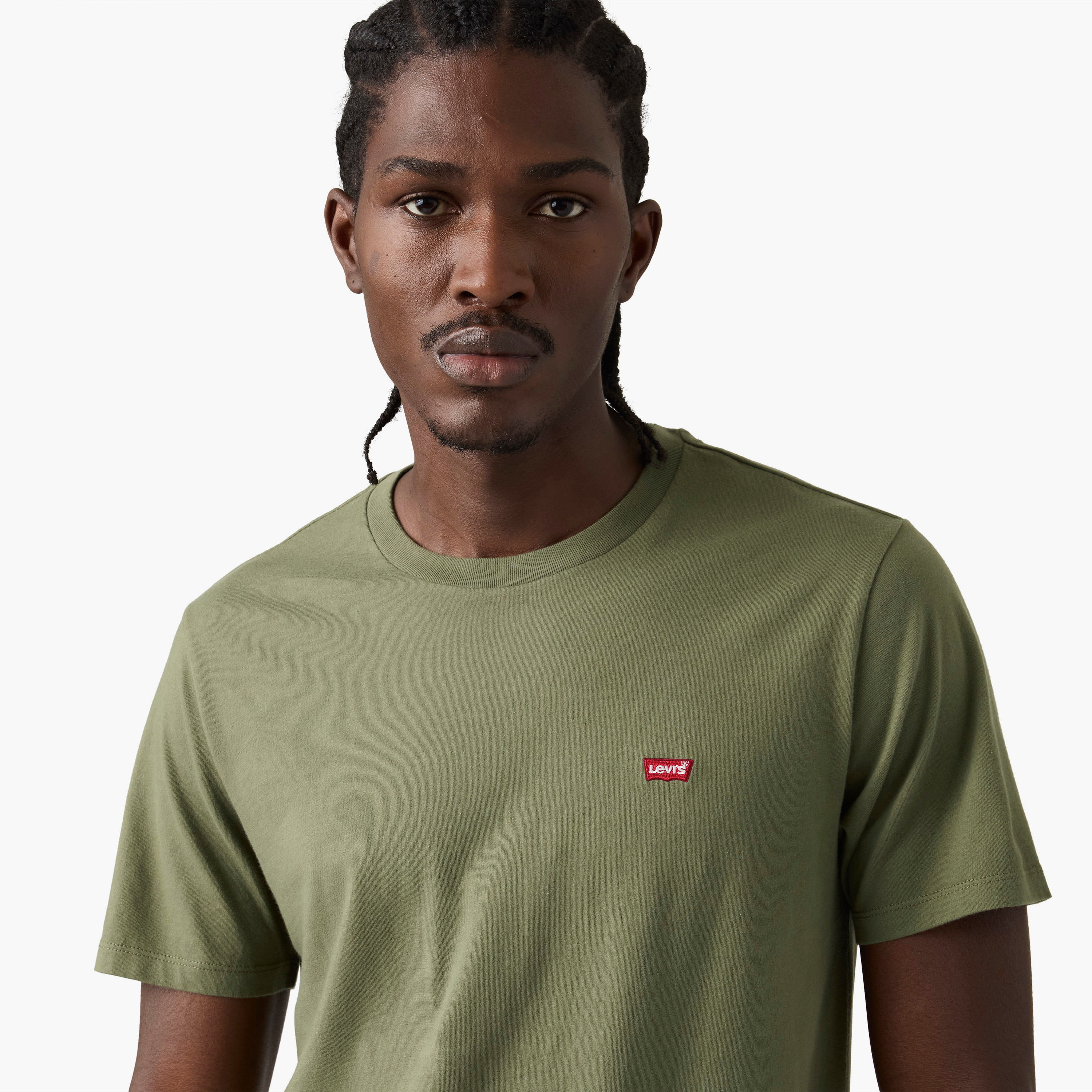 Levi's Plain Crew Neck Short Sleeves Men's T-Shirt-men-clothing-tshirtsandpolos-tshirts-image-2