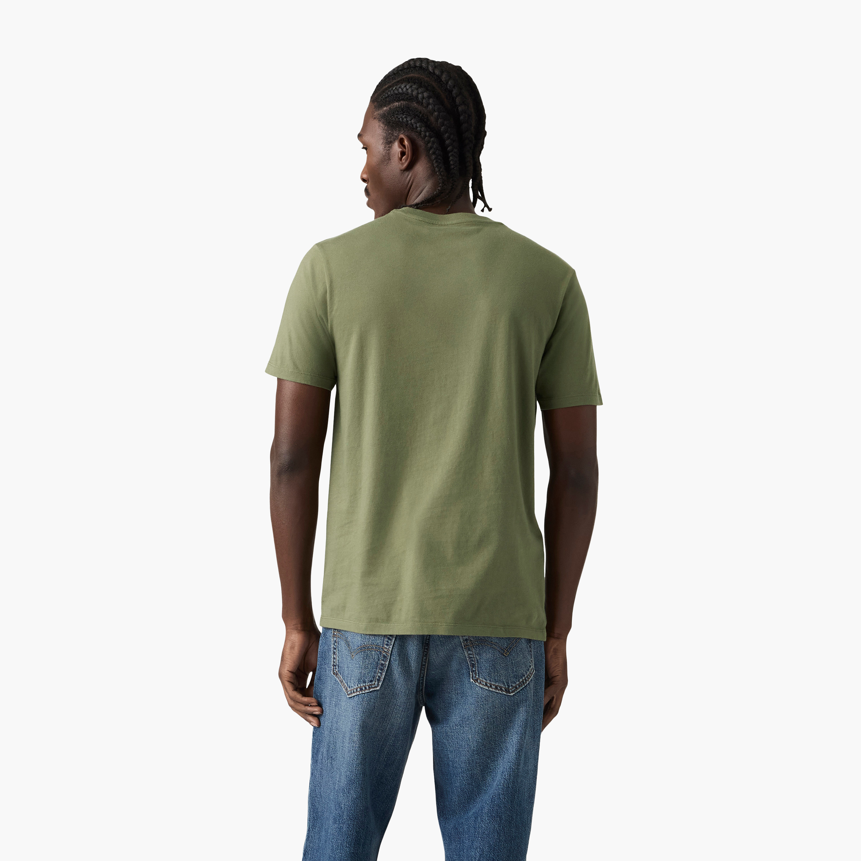 Levi's Plain Crew Neck Short Sleeves Men's T-Shirt-men-clothing-tshirtsandpolos-tshirts-image-3