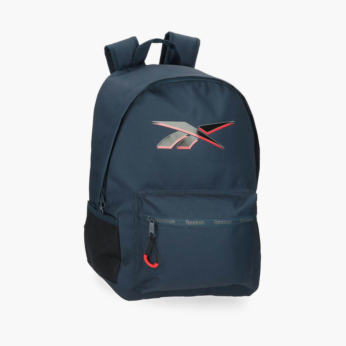 شنطة ظهر مدرسية بأحزمة قابلة للتعديل وسحاب إغلاق وطبعات شعار من ريبوك - 38x19x43 سم-school-bagsandbackpacks-backpacks-image-1