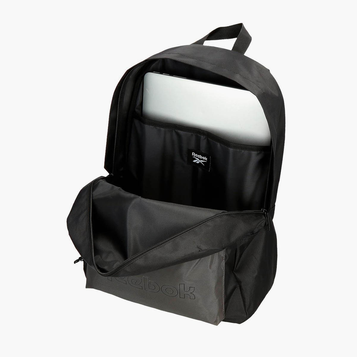 شنطة ظهر مدرسية بطبعات شعار وحمالات قابلة للتعديل وسحاب إغلاق من ريبوك - 38x19x43 سم-boys-accessories-bagsandbackpacks-image-4