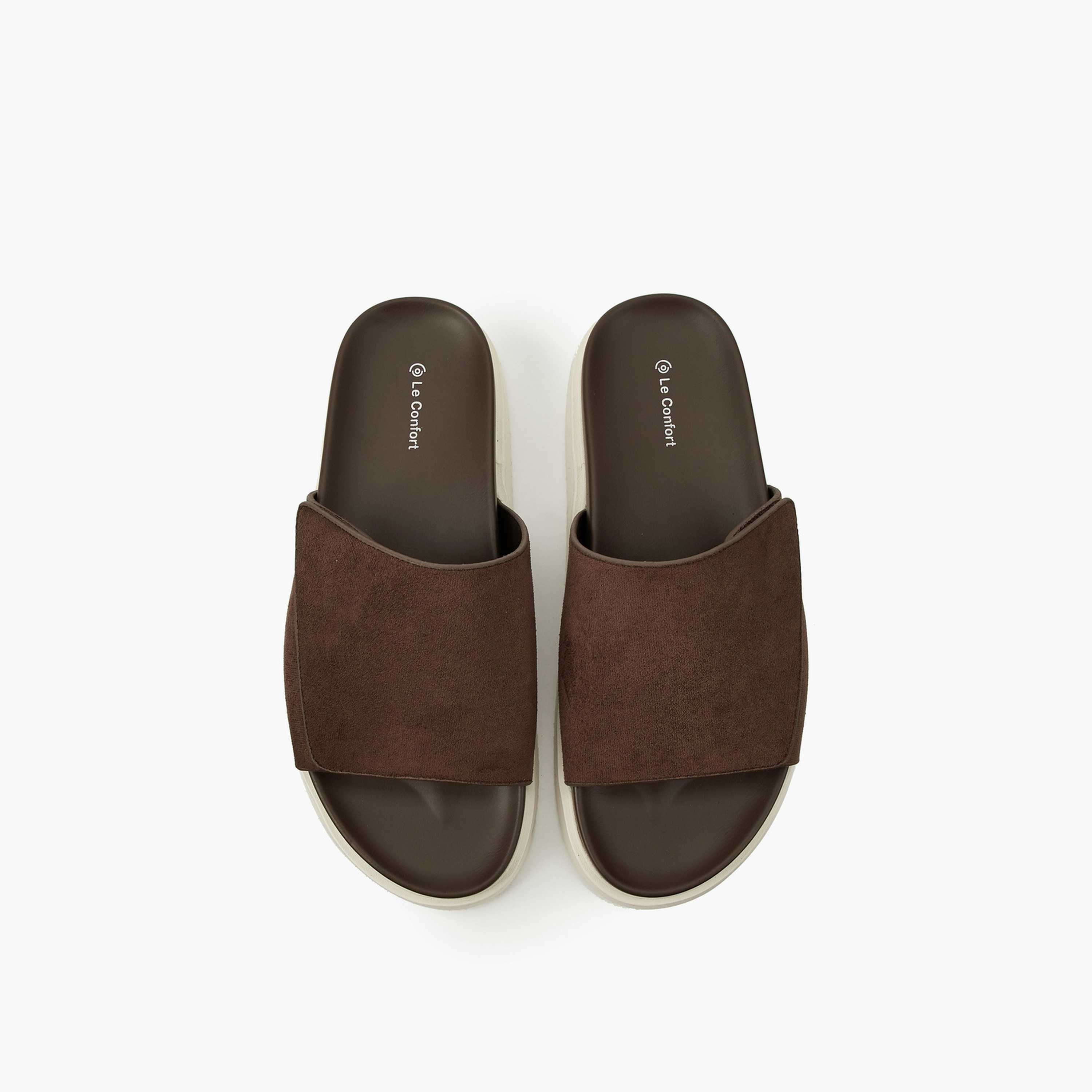 صندل مريح للرجال بملمس بارز وشريط إغلاق لاصق من لو كونفورت-men-shoes-sandals-image-1