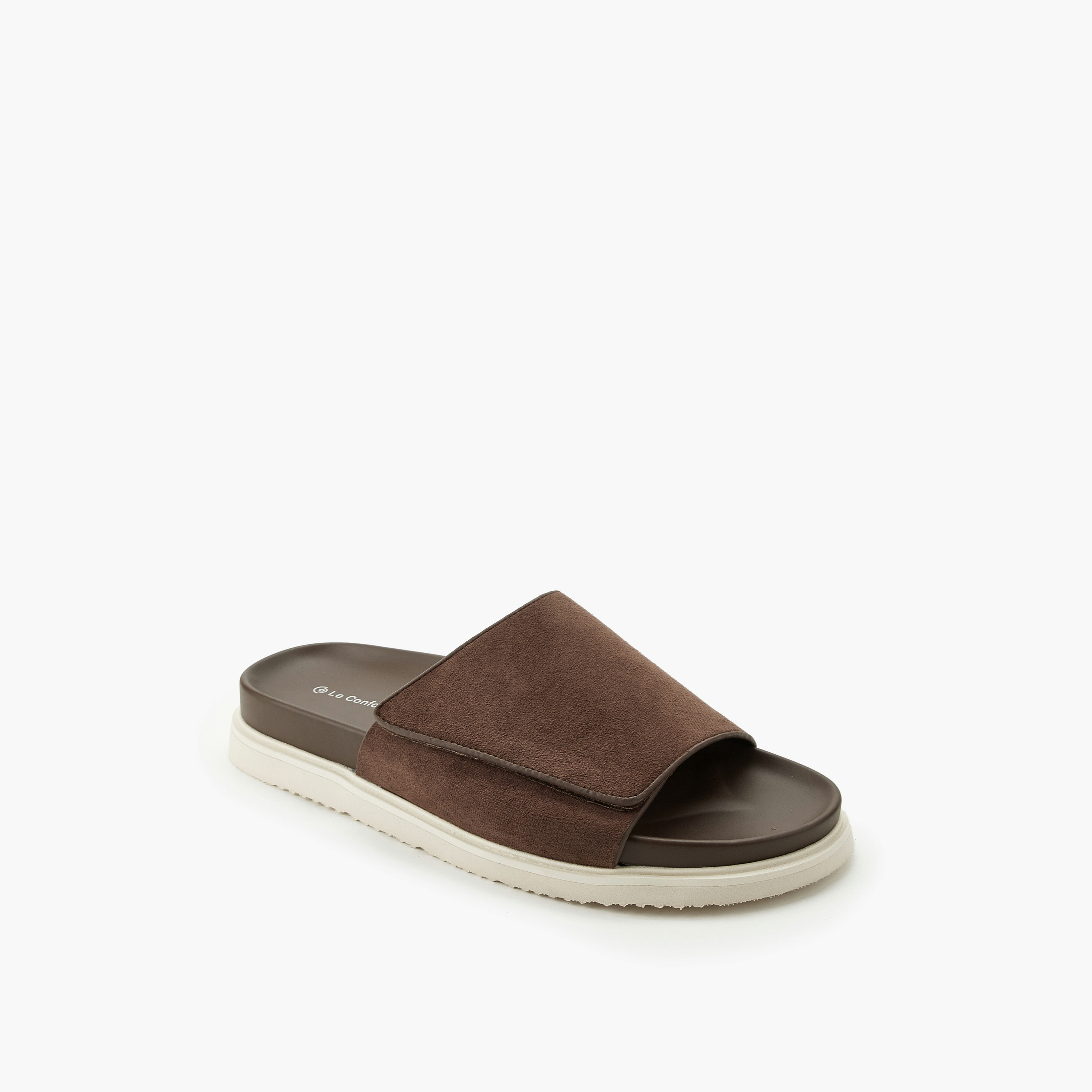 صندل مريح للرجال بملمس بارز وشريط إغلاق لاصق من لو كونفورت-men-shoes-sandals-image-2