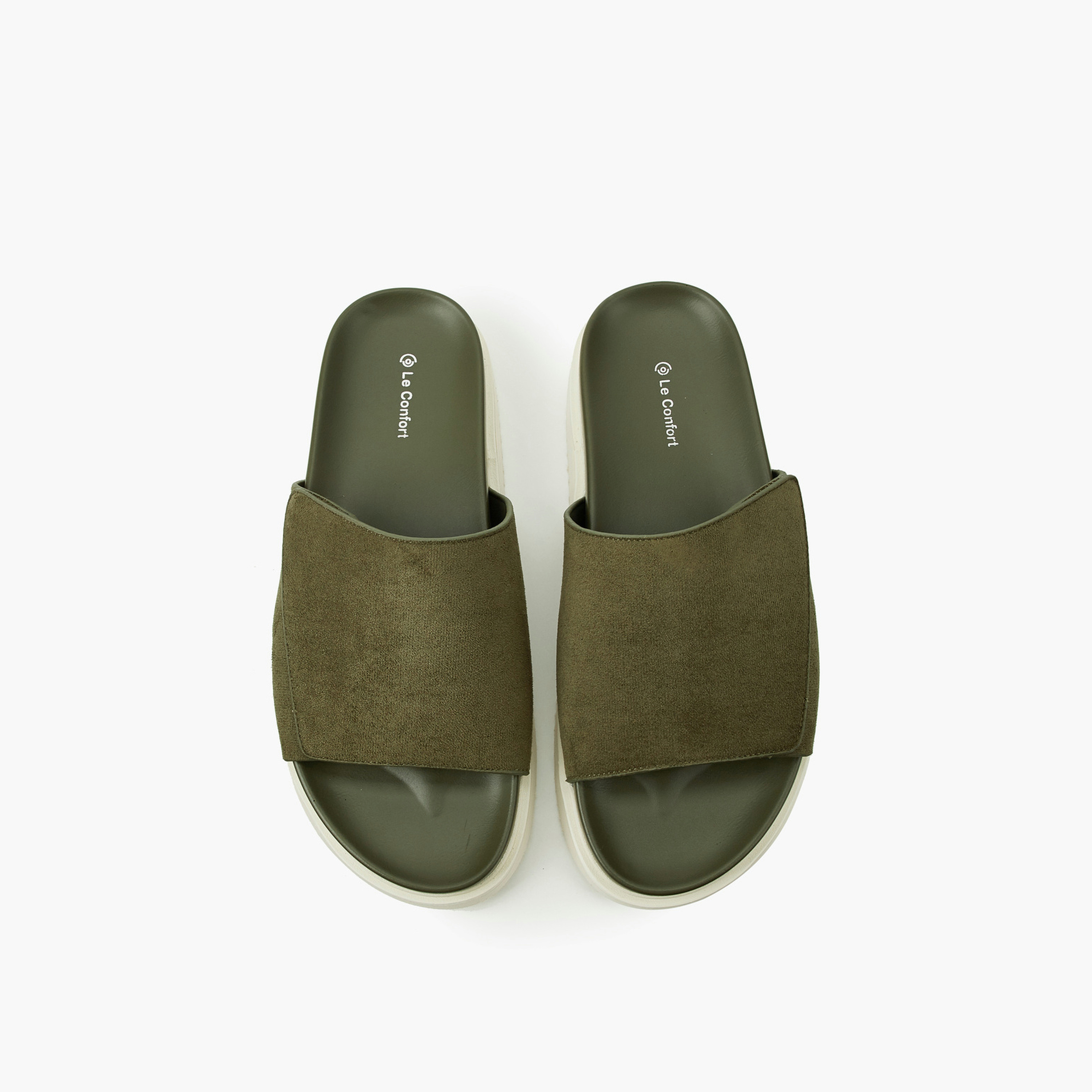 صندل مريح للرجال بملمس بارز وشريط إغلاق لاصق من لو كونفورت-men-shoes-sandals-image-1