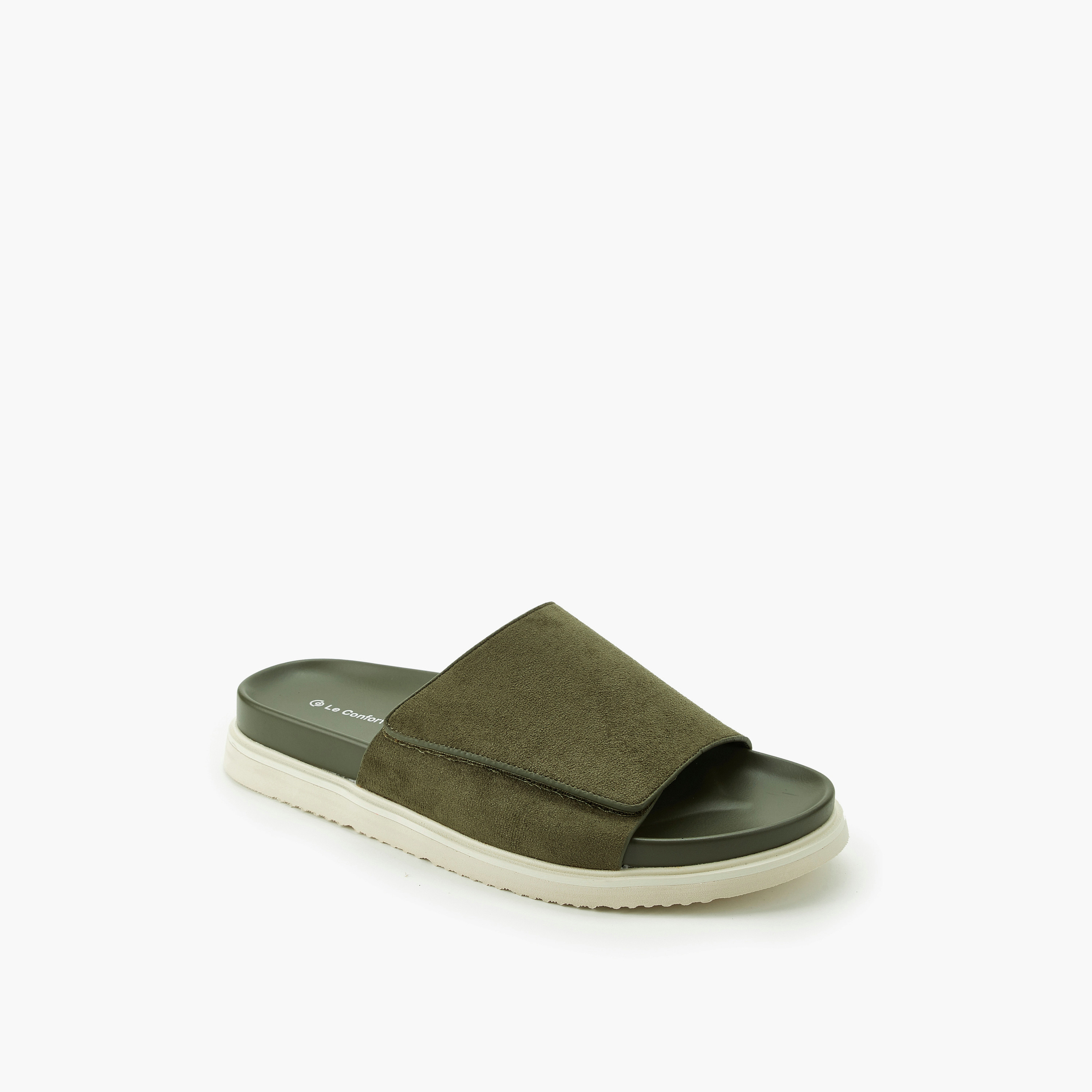 صندل مريح للرجال بملمس بارز وشريط إغلاق لاصق من لو كونفورت-men-shoes-sandals-image-2