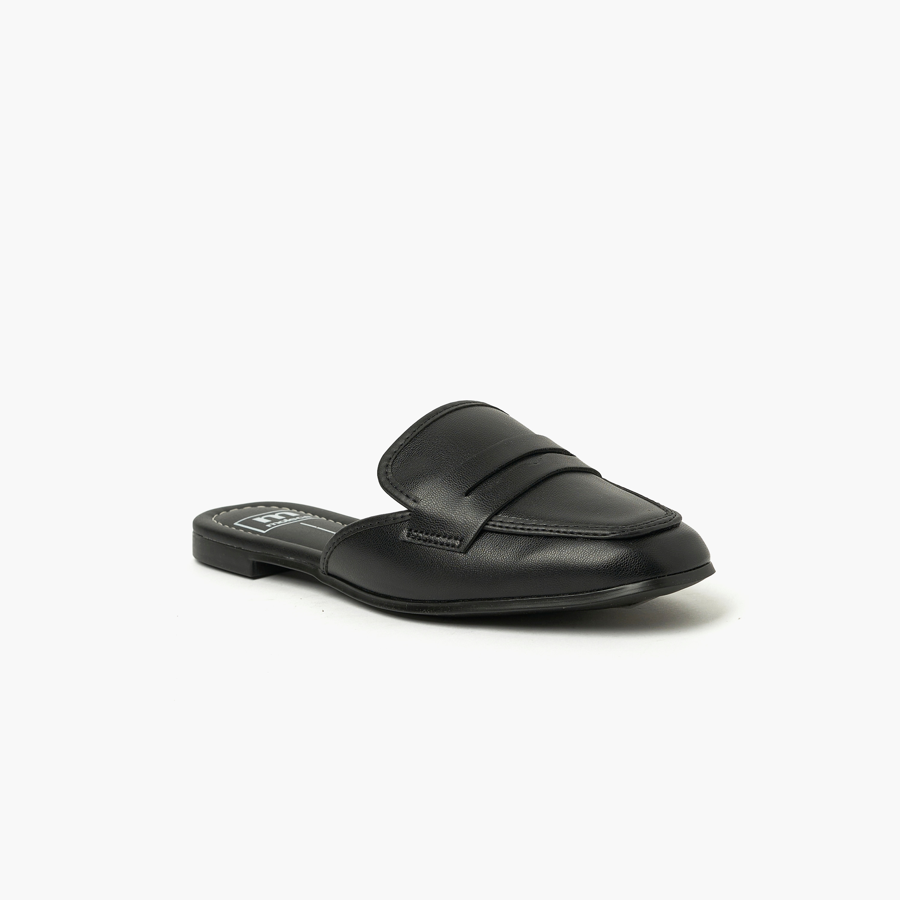 حذاء ميولز من موليكا للنساء بمقدمة مستديرة | 5722-117-9569-women-shoes-sandals-flats-image-1
