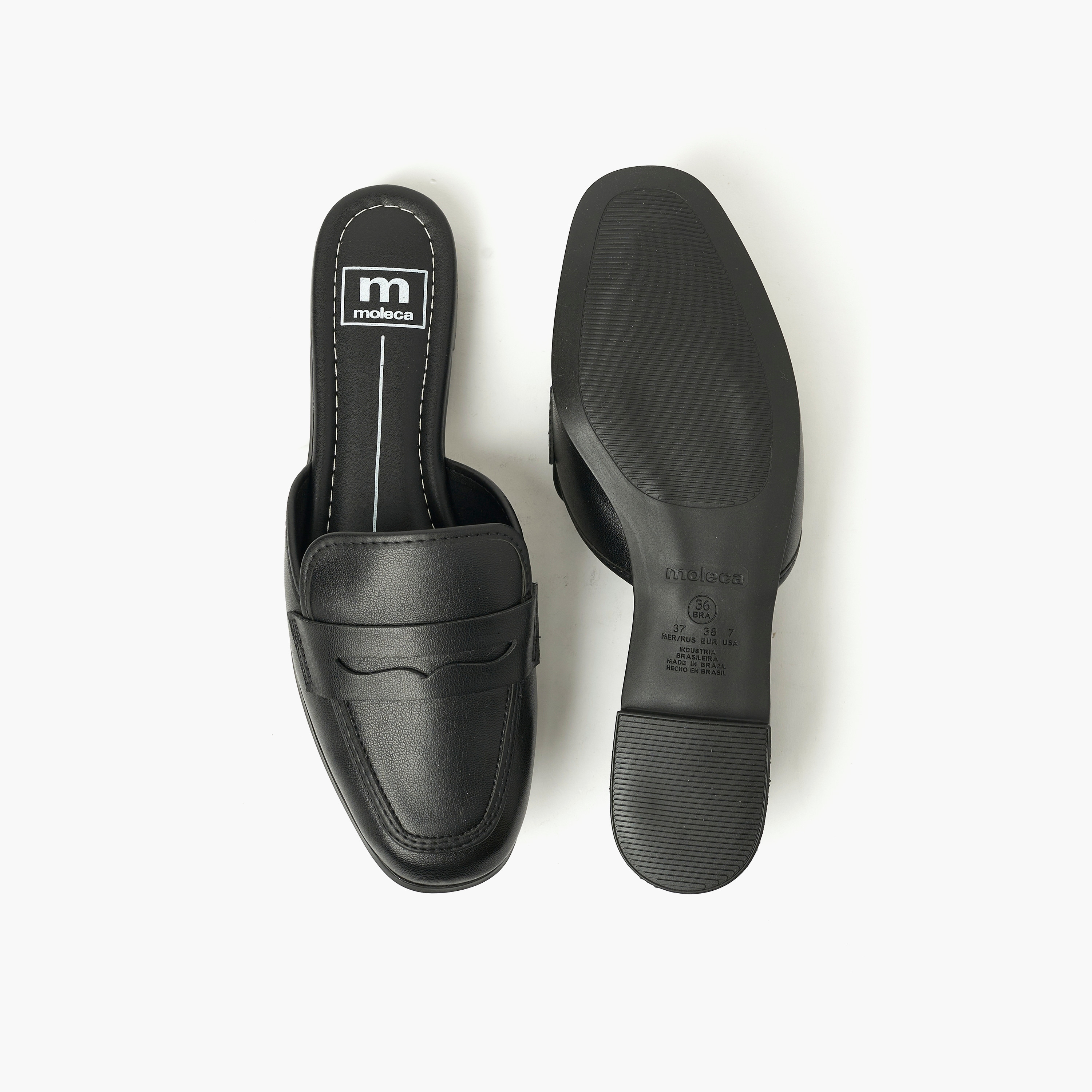 حذاء ميولز من موليكا للنساء بمقدمة مستديرة | 5722-117-9569-women-shoes-sandals-flats-image-4