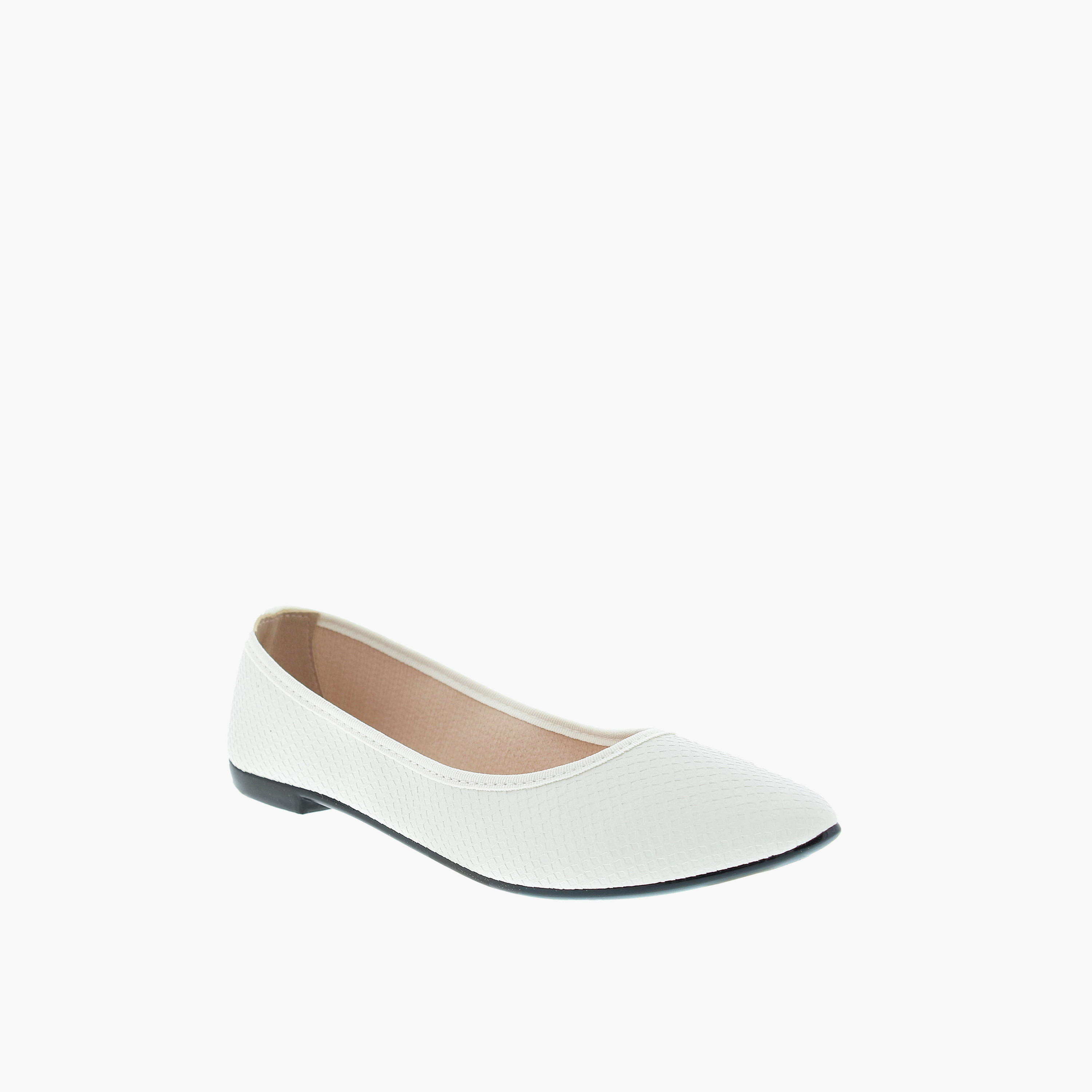 موليكا- حذاء بلارينا جيرايمي مقدمة مدببة سهل الارتداء للنساء | 5727-100-27816-35312-women-shoes-ballerinas-image-1