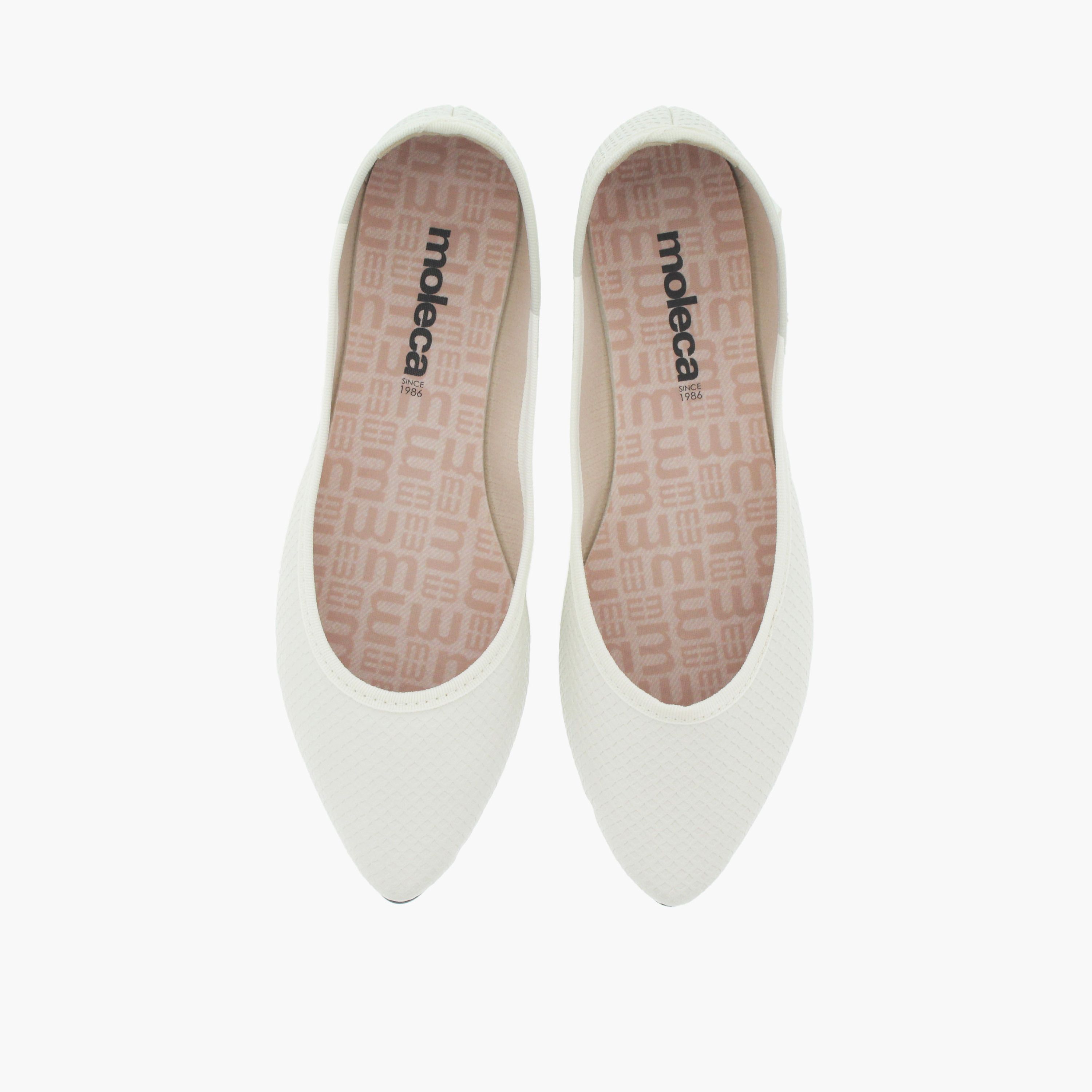 موليكا- حذاء بلارينا جيرايمي مقدمة مدببة سهل الارتداء للنساء | 5727-100-27816-35312-women-shoes-ballerinas-image-2