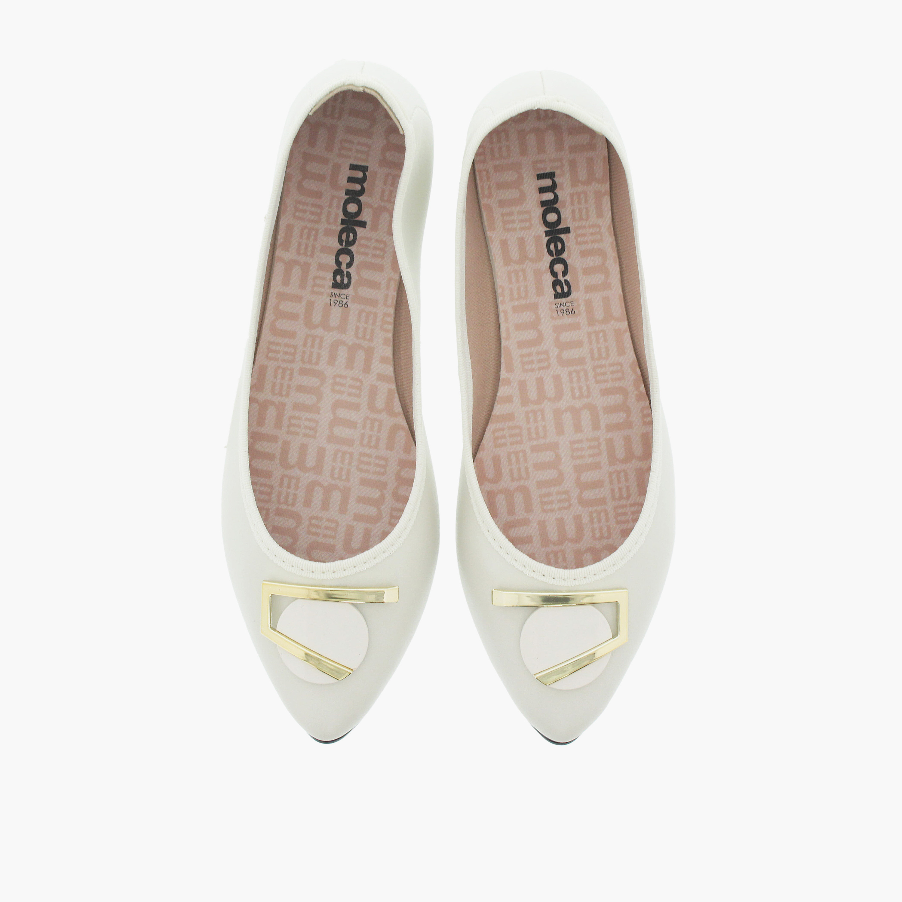 موليكا- حذاء بلارينا جوردين مقدمة مدببة سهل الارتداء للنساء | 5727-116-7800-35312-women-shoes-ballerinas-image-2
