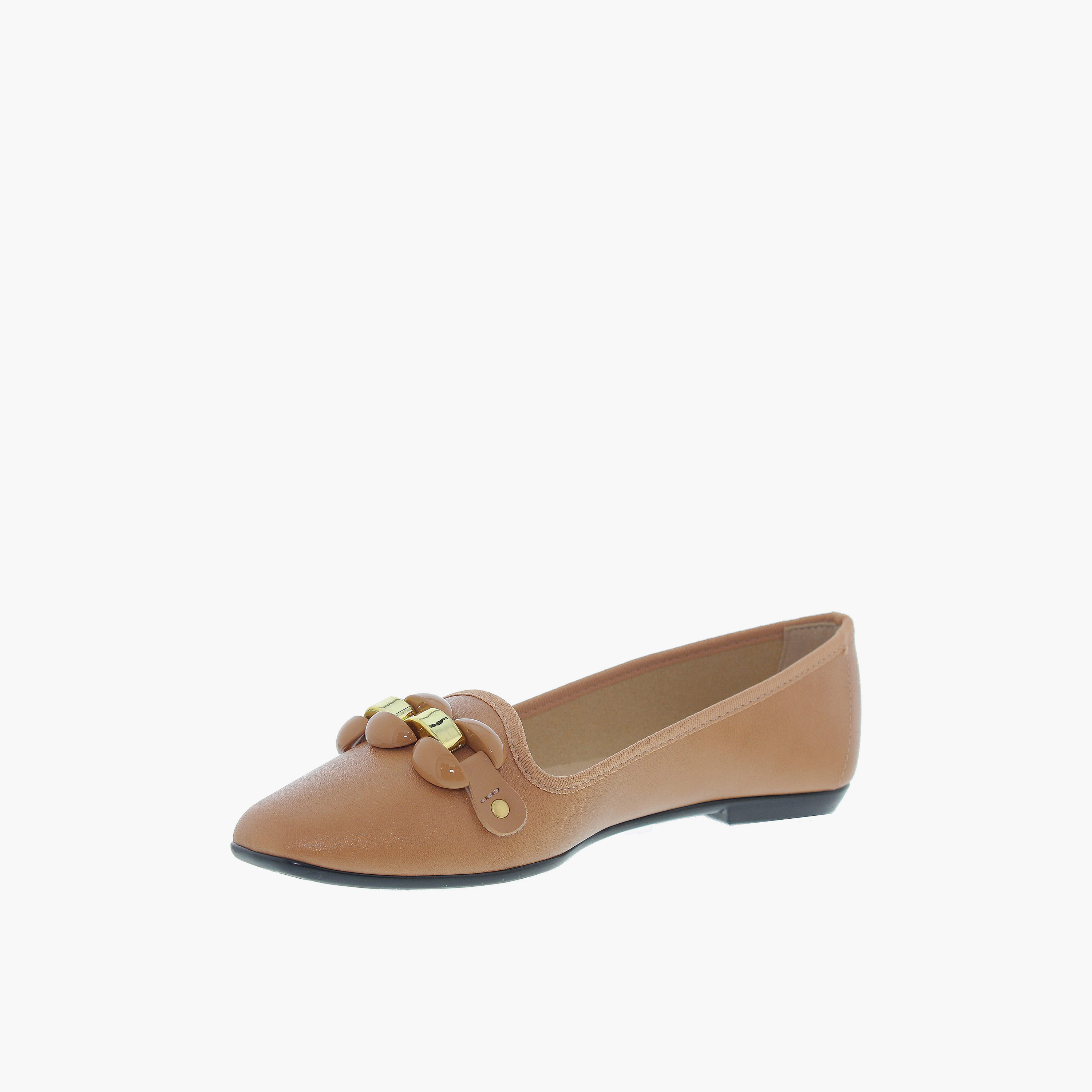 Moleca by Geoomnii Womens Slip-On Isra Flat Pointed Toe Ballerinas | 5729-138-30358-52531      -women-shoes-ballerinas-image-2