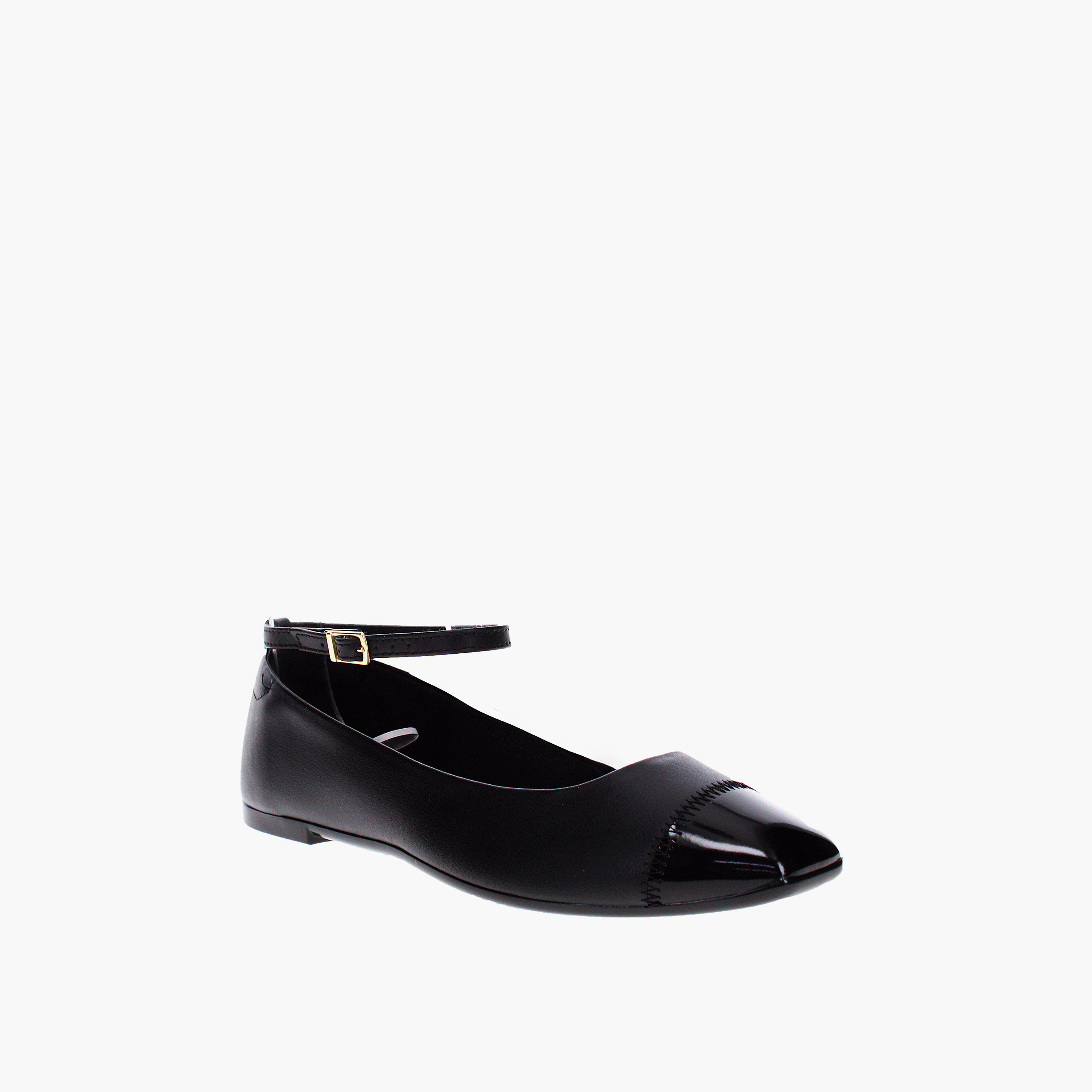 MOLECA by Geoomnii Women's Buckle Ama Ankle Strap Ballerinas         -women-shoes-ballerinas-image-1