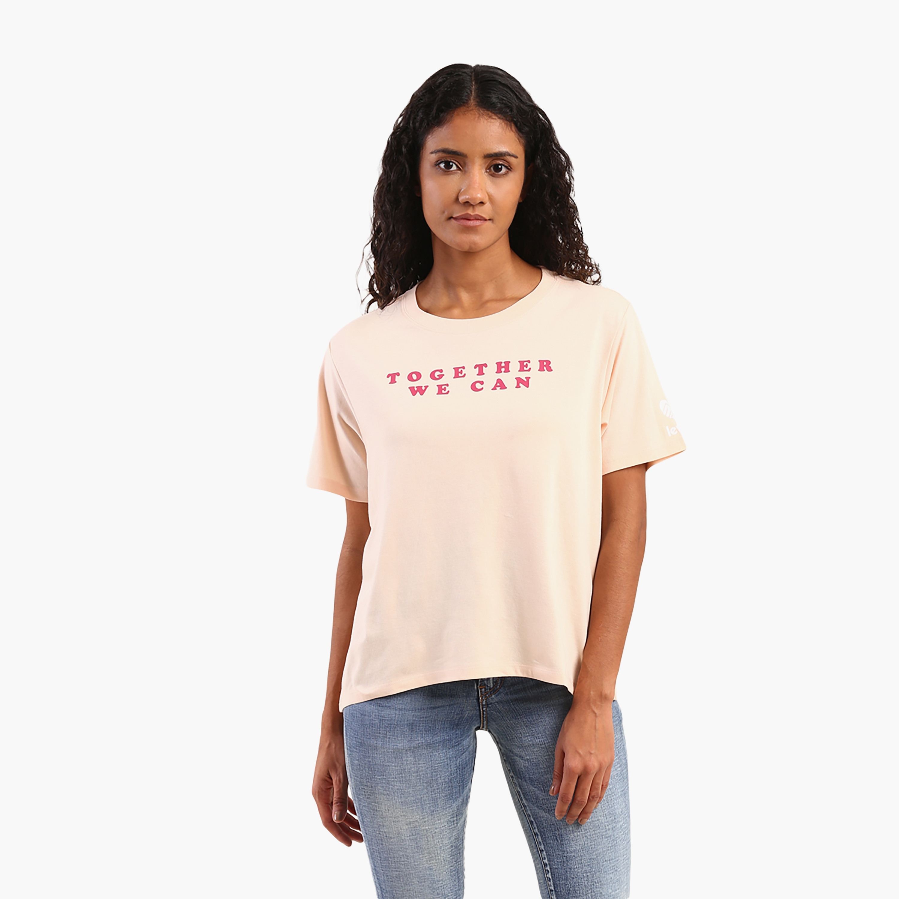 Levi's Printed Crew Neck Short Sleeves Women's T-Shirt-women-clothing-tshirts-image-1