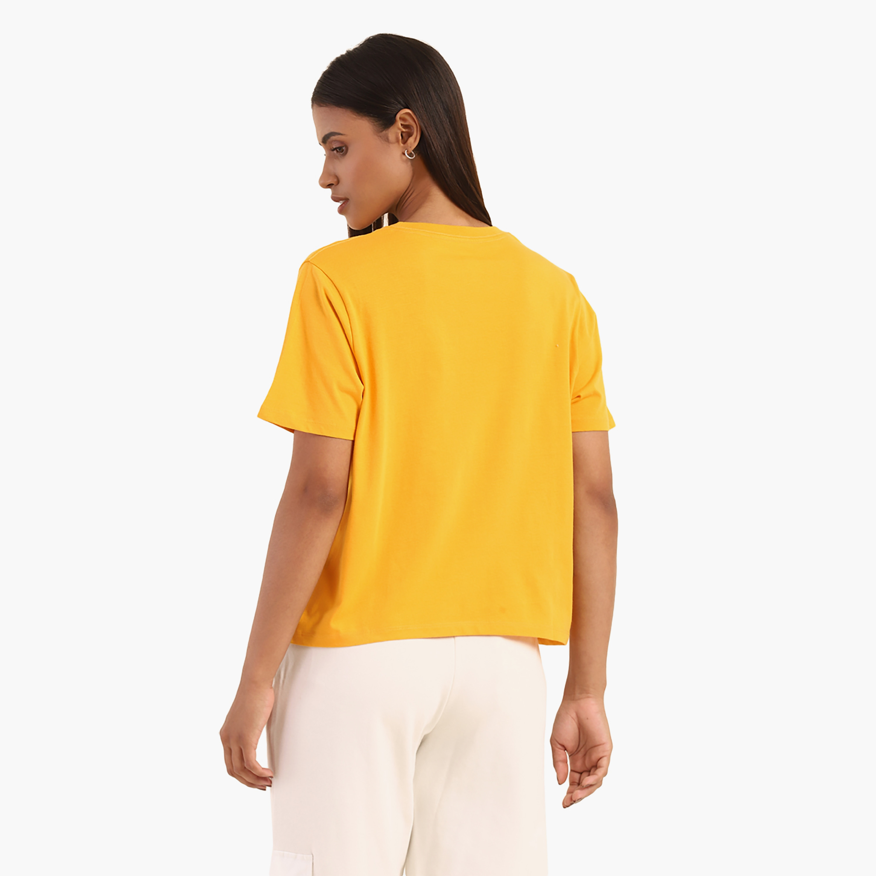Levi's Logo Crew Neck Short Sleeves Women's T-Shirt-women-clothing-tshirts-image-3