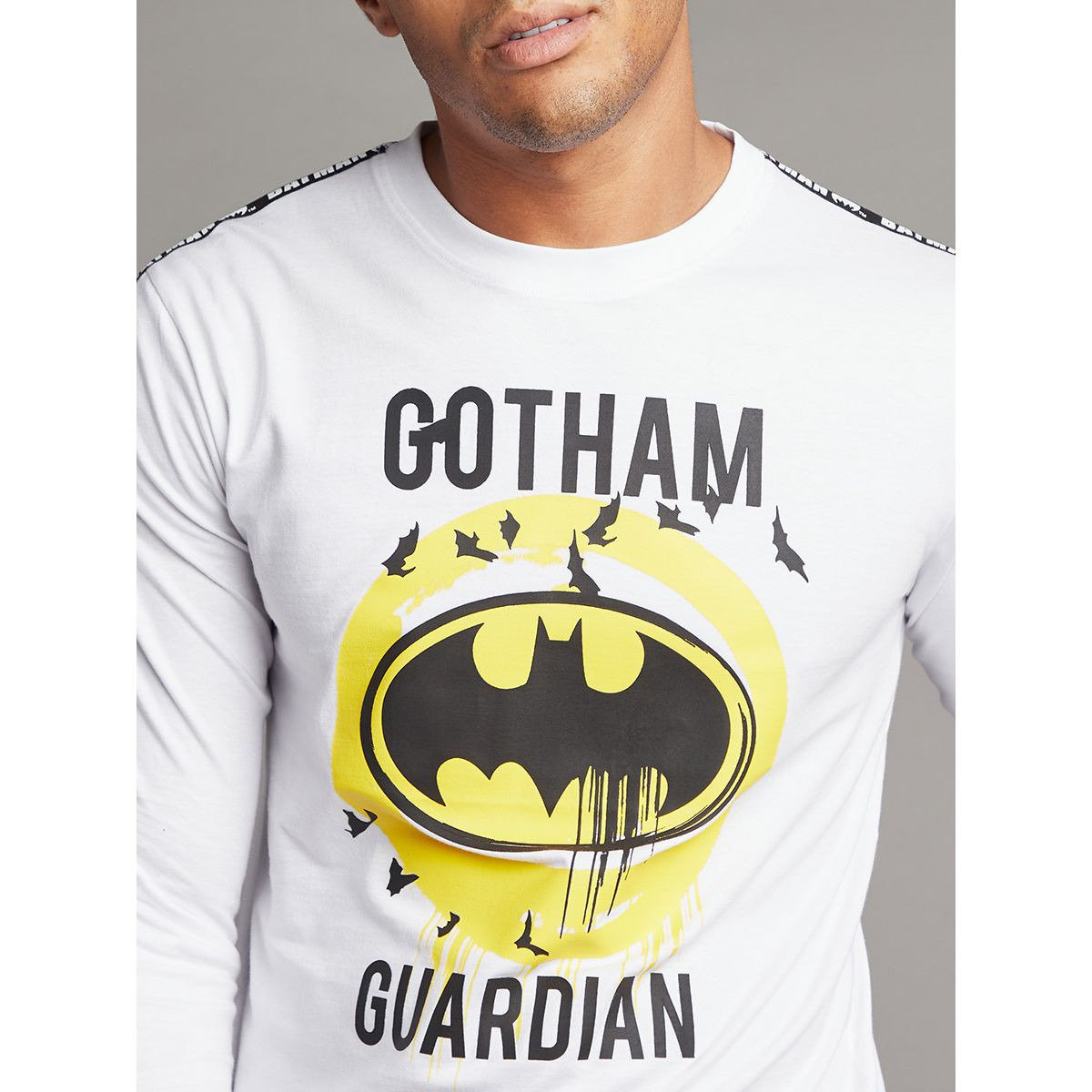 Styli Batman Graphic Print Long Sleeves T-shirt-men-clothing-tshirtsandpolos-tshirts-image-4