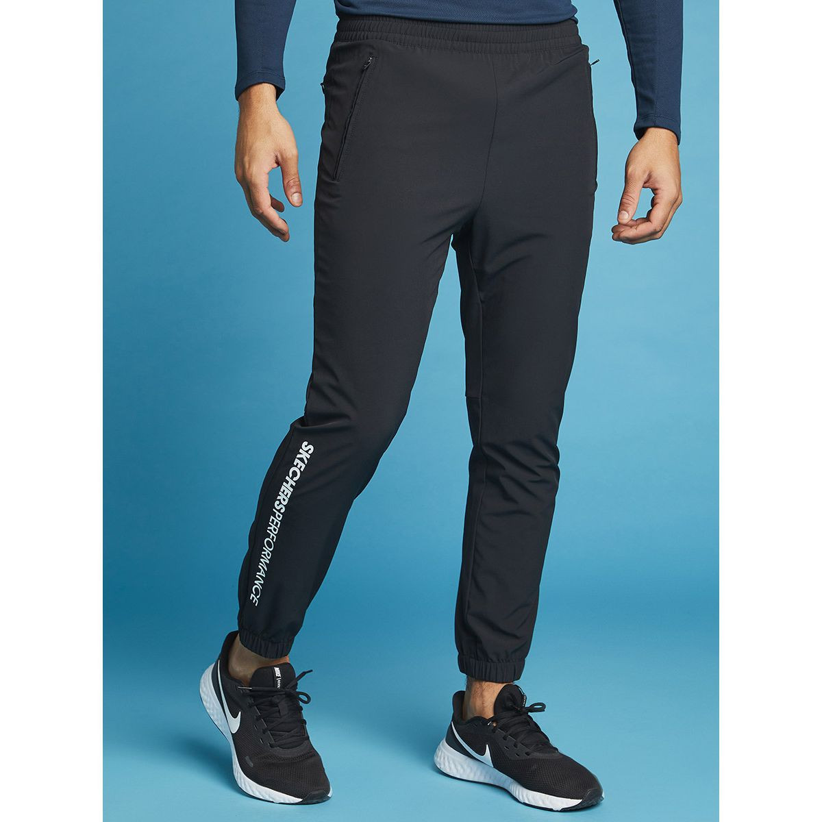 Skechers Zipped Pocket Detail Performance Trackpants-sports-men-clothing-bottoms-image-1