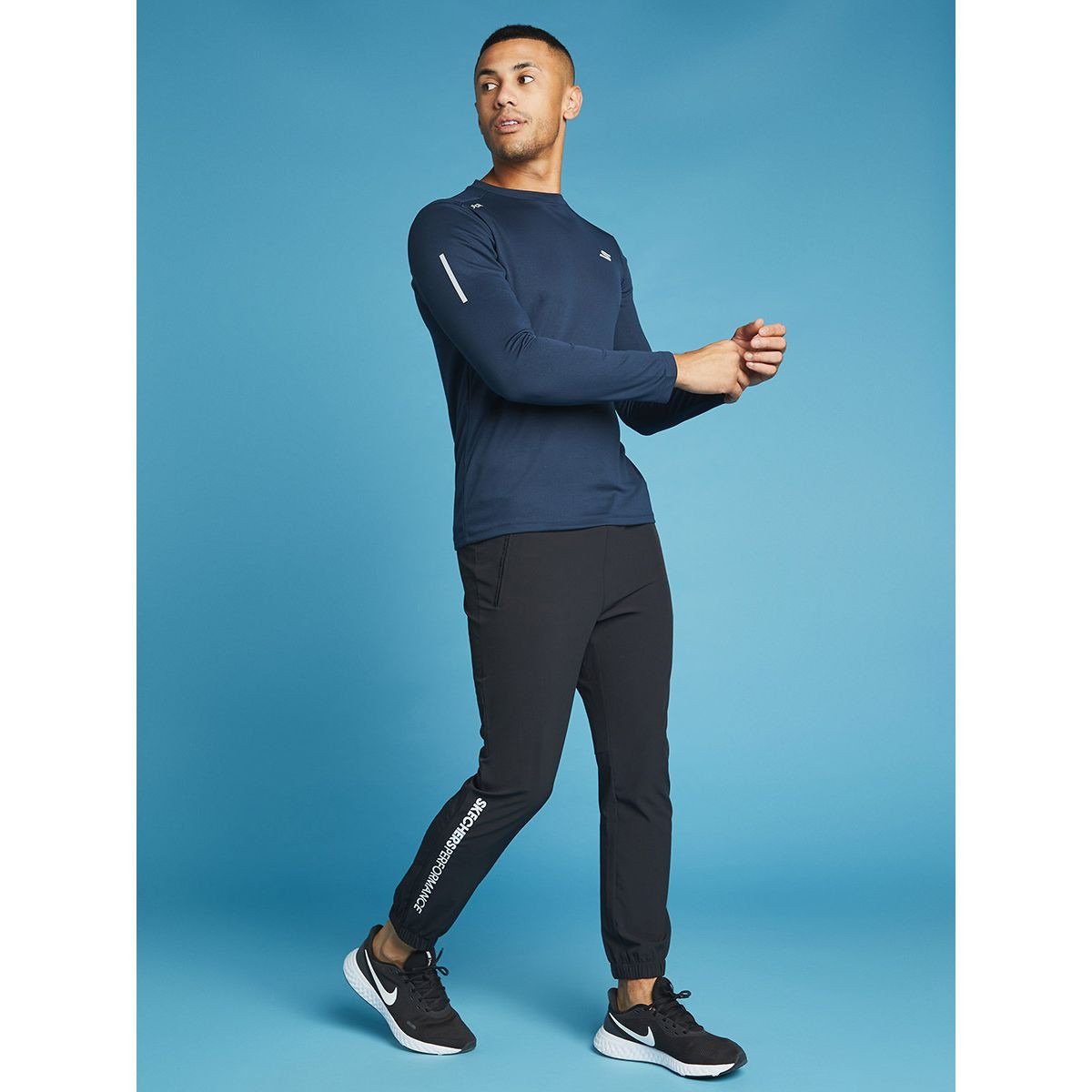 Skechers Zipped Pocket Detail Performance Trackpants-sports-men-clothing-bottoms-image-2