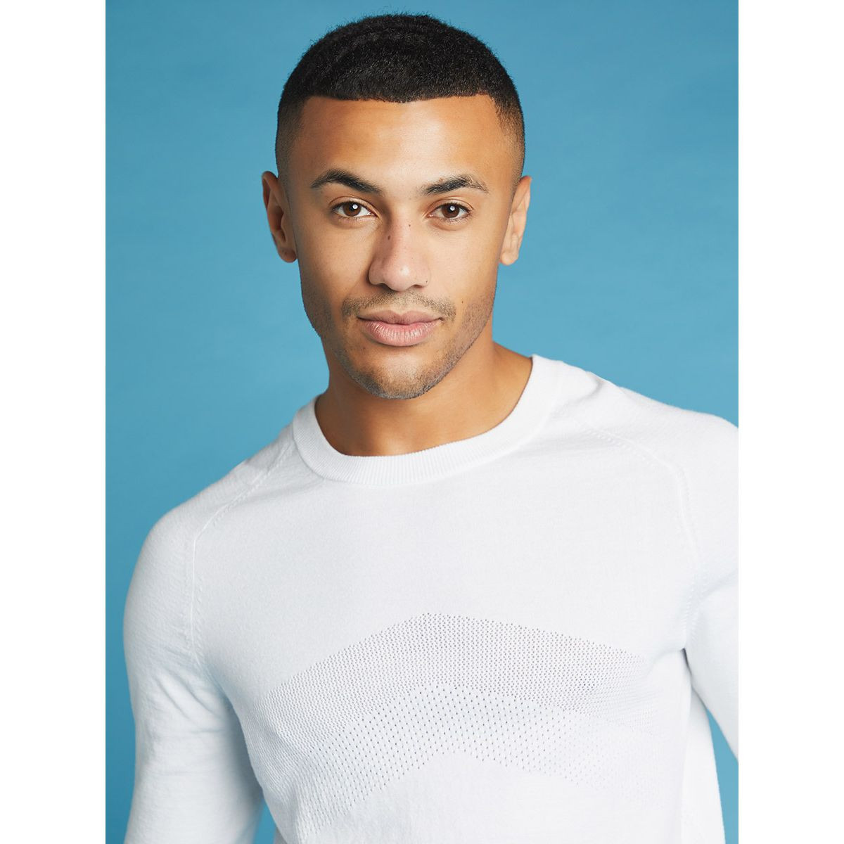 Skechers Rib Round Neck Sweater with Long Sleeves-men-clothing-sweatersandpullovers-image-3