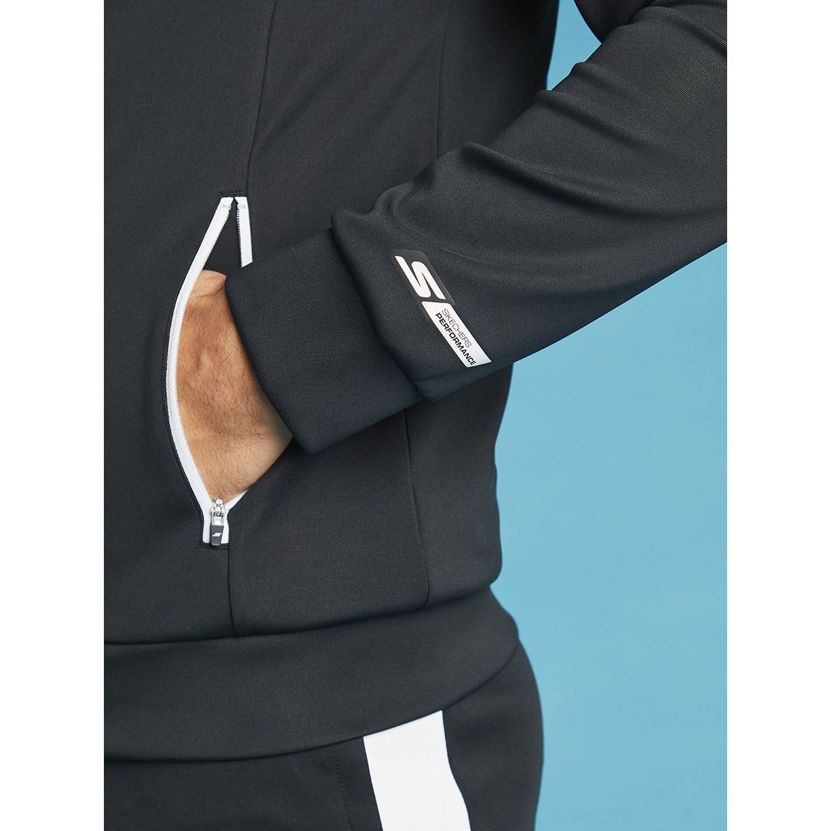 Skechers Full Zip Closure Contrast Panel Long Sleeves Jacket-men-clothing-sportswearandactivewear-hoodiesandsweatshirts-image-7