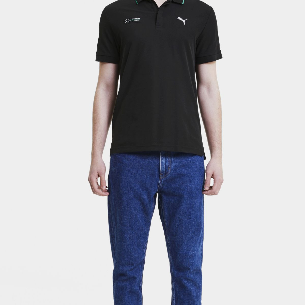 Puma Mercedes AMG Petronas Motorsport Polo T-shirt-men-clothing-sportswearandactivewear-tshirtsandpolos-image-3