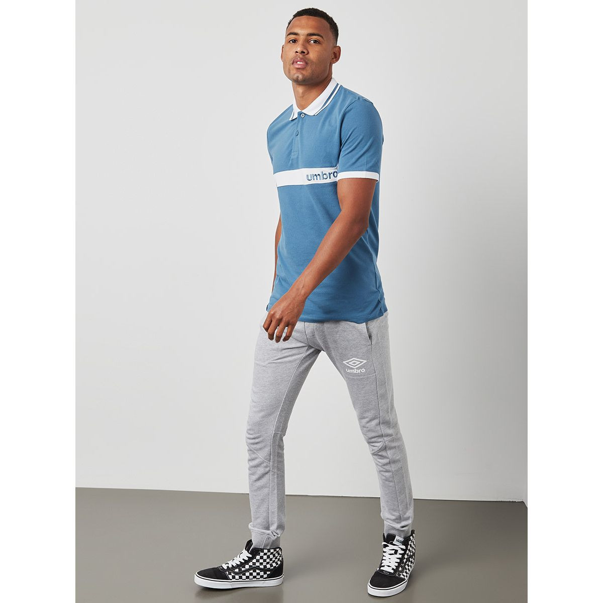 Umbro Diamond Cut Slim Fit Polo T-shirt-men-clothing-sportswearandactivewear-tshirtsandpolos-image-2