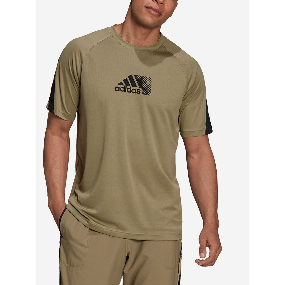 Adidas Tape Printed Sleeves Slim Fit Activewear T-shirt-men-clothing-sportswearandactivewear-tshirtsandpolos-image-4