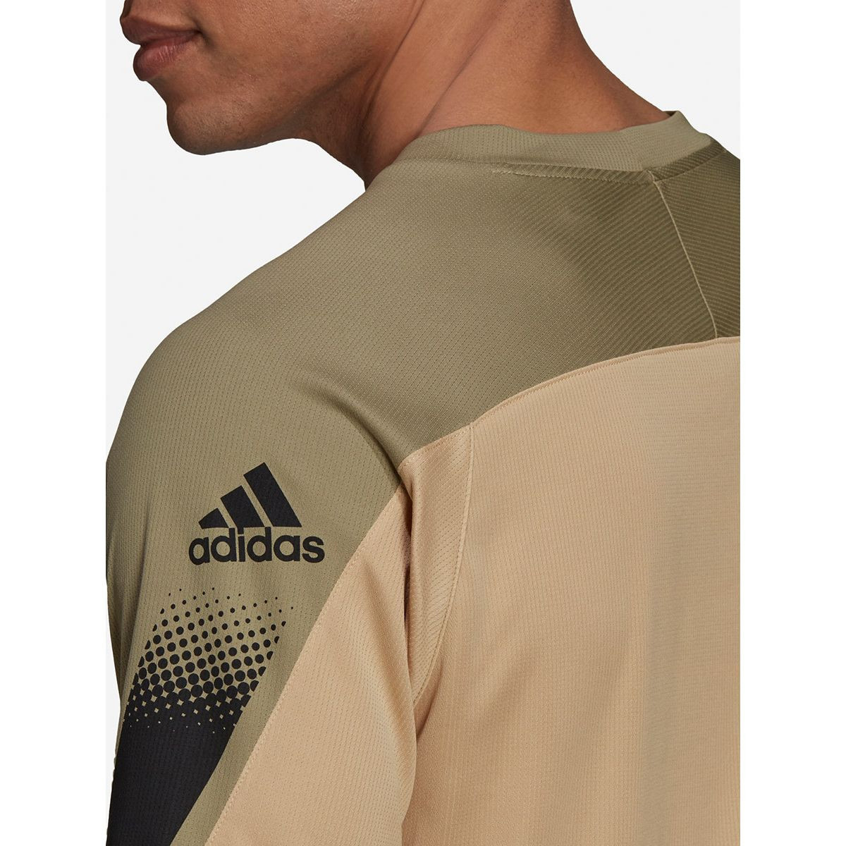 Adidas Tape Printed Sleeves Slim Fit Activewear T-shirt-men-clothing-sportswearandactivewear-tshirtsandpolos-image-5