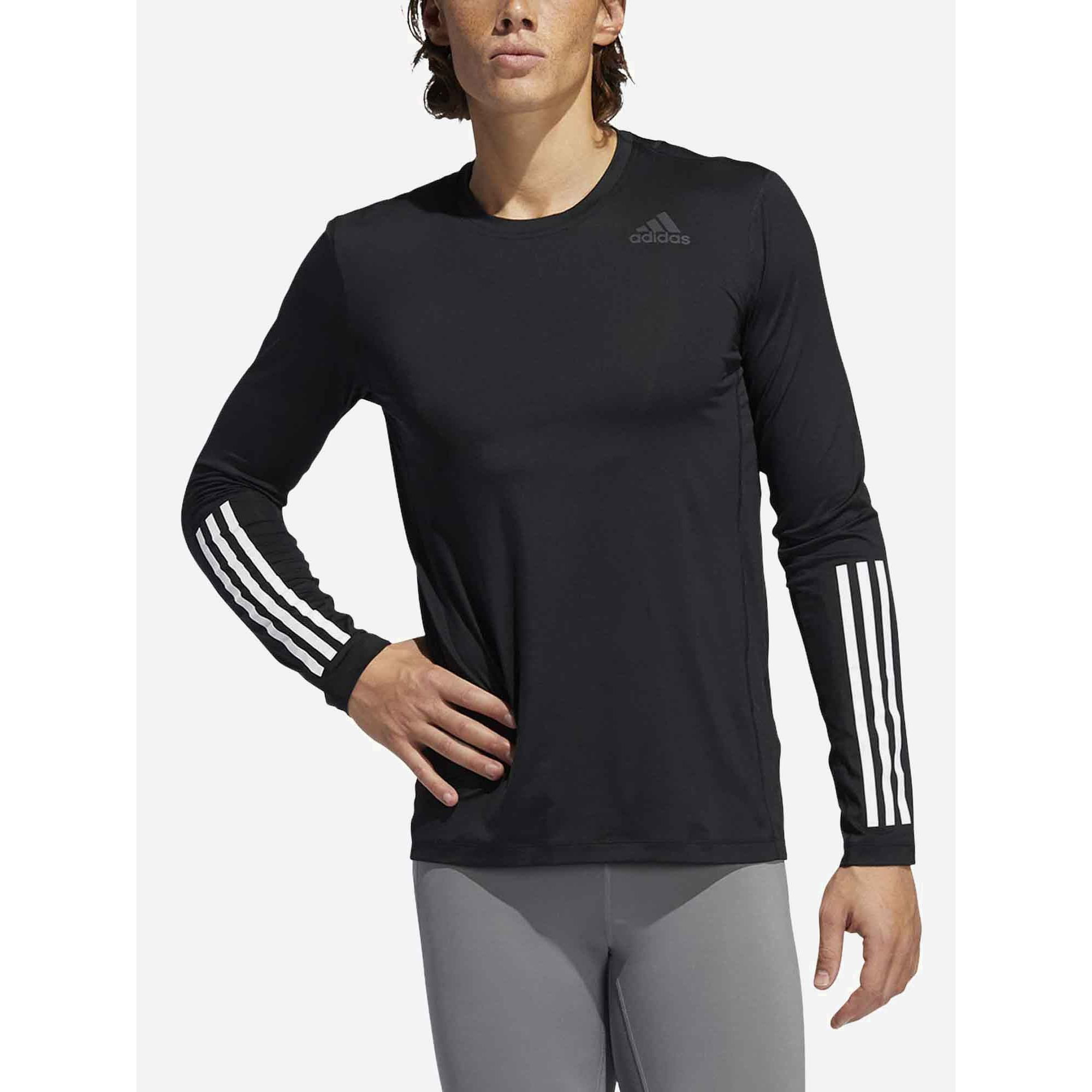 Adidas Tech Fit 3-Stripes Long Sleeves Detail Slim Fit T-shirt-men-clothing-sportswearandactivewear-tshirtsandpolos-image-4