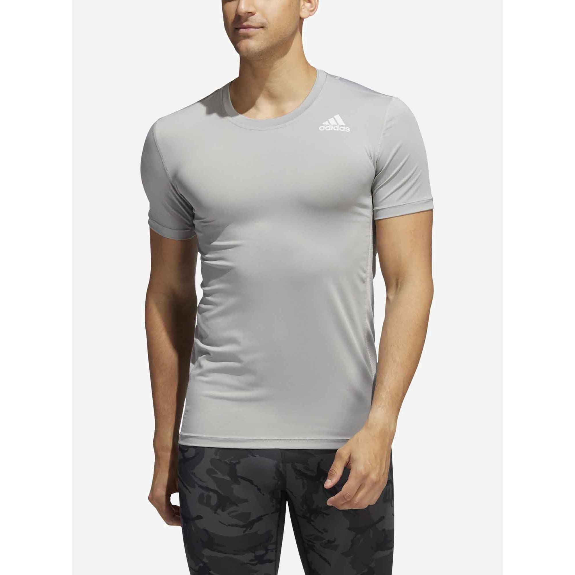 Adidas Tech Fit Short Sleeves Fitted T-shirt-men-clothing-sportswearandactivewear-tshirtsandpolos-image-3