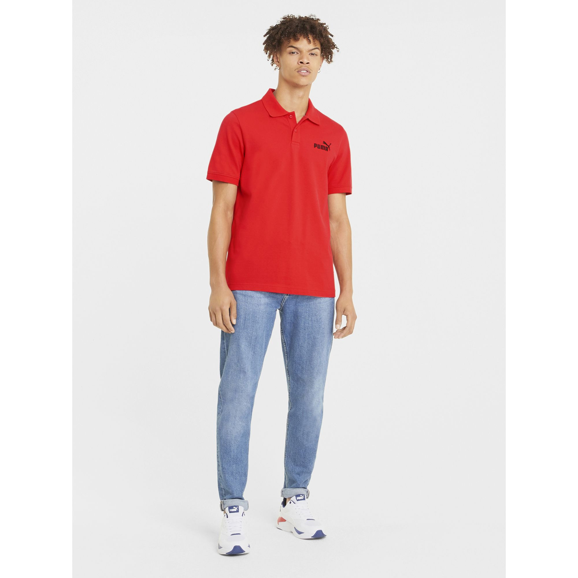 Puma Essential Short Sleeves Regular Pique Polo T-shirt-men-clothing-sportswearandactivewear-tshirtsandpolos-image-2