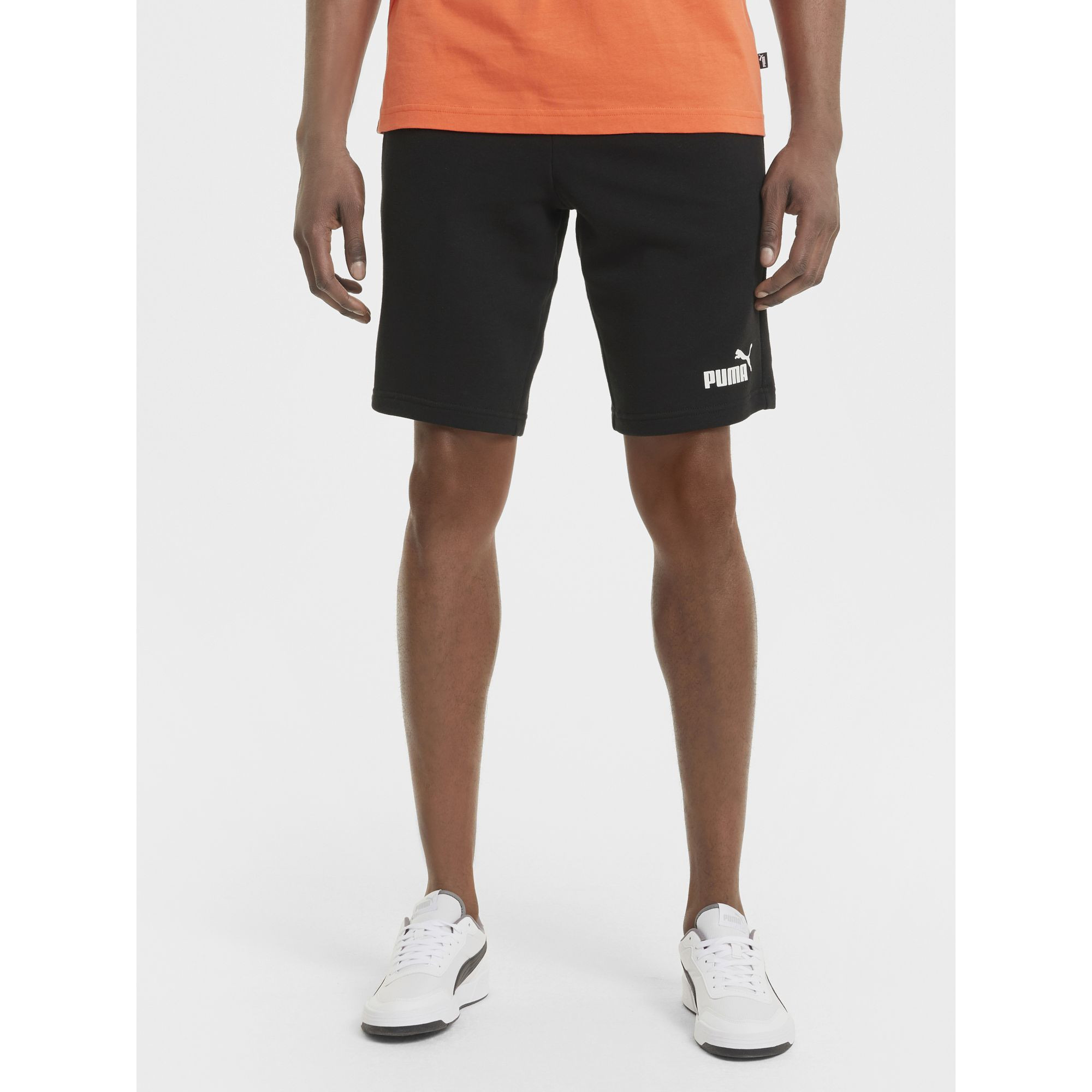 Puma Essential Knitted Jersey Shorts with Side Pocket-men-clothing-bottoms-shorts-image-1