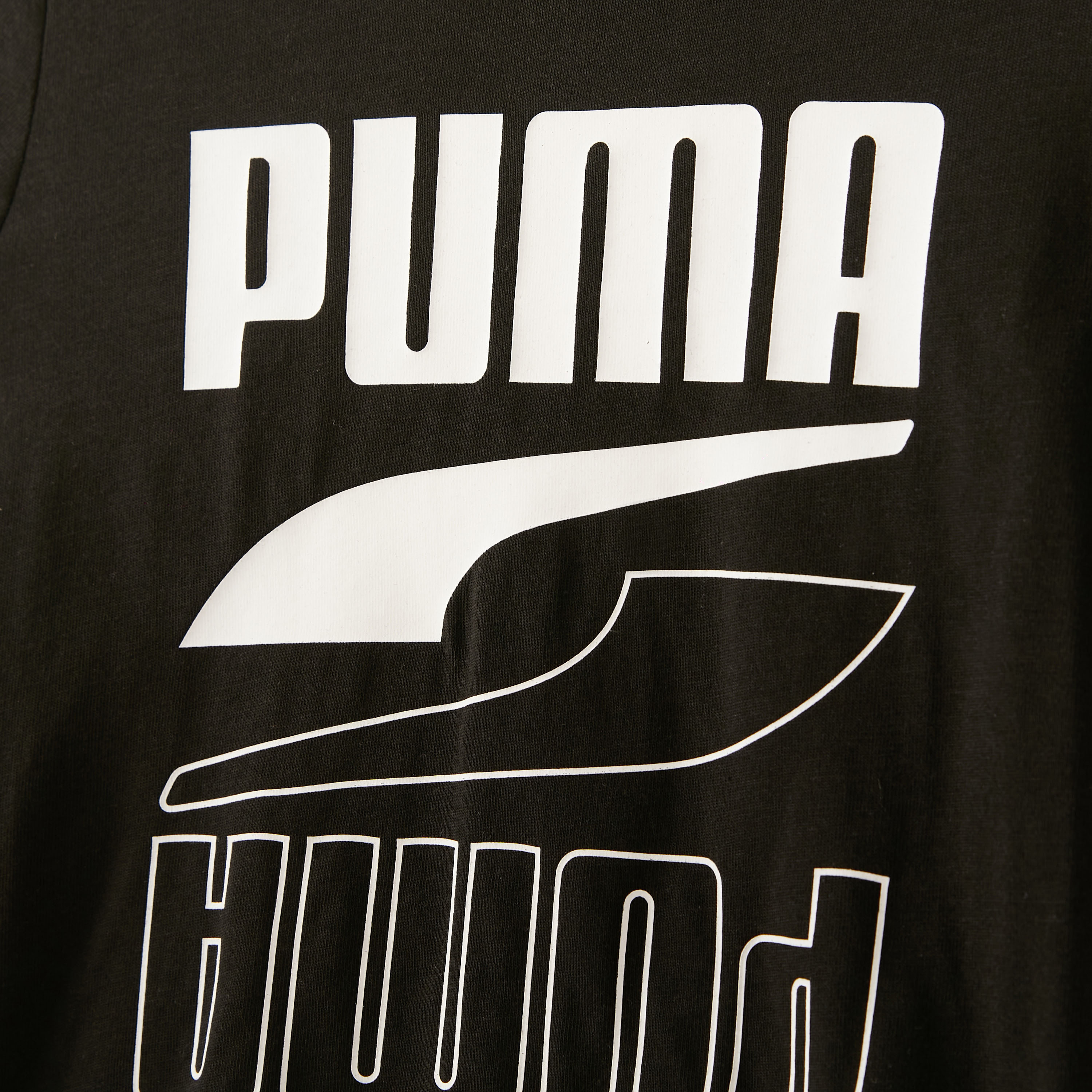 PUMA Graphic Print T-shirt with Round Neck and Short Sleeves-sports-boys-clothing-tops-image-2