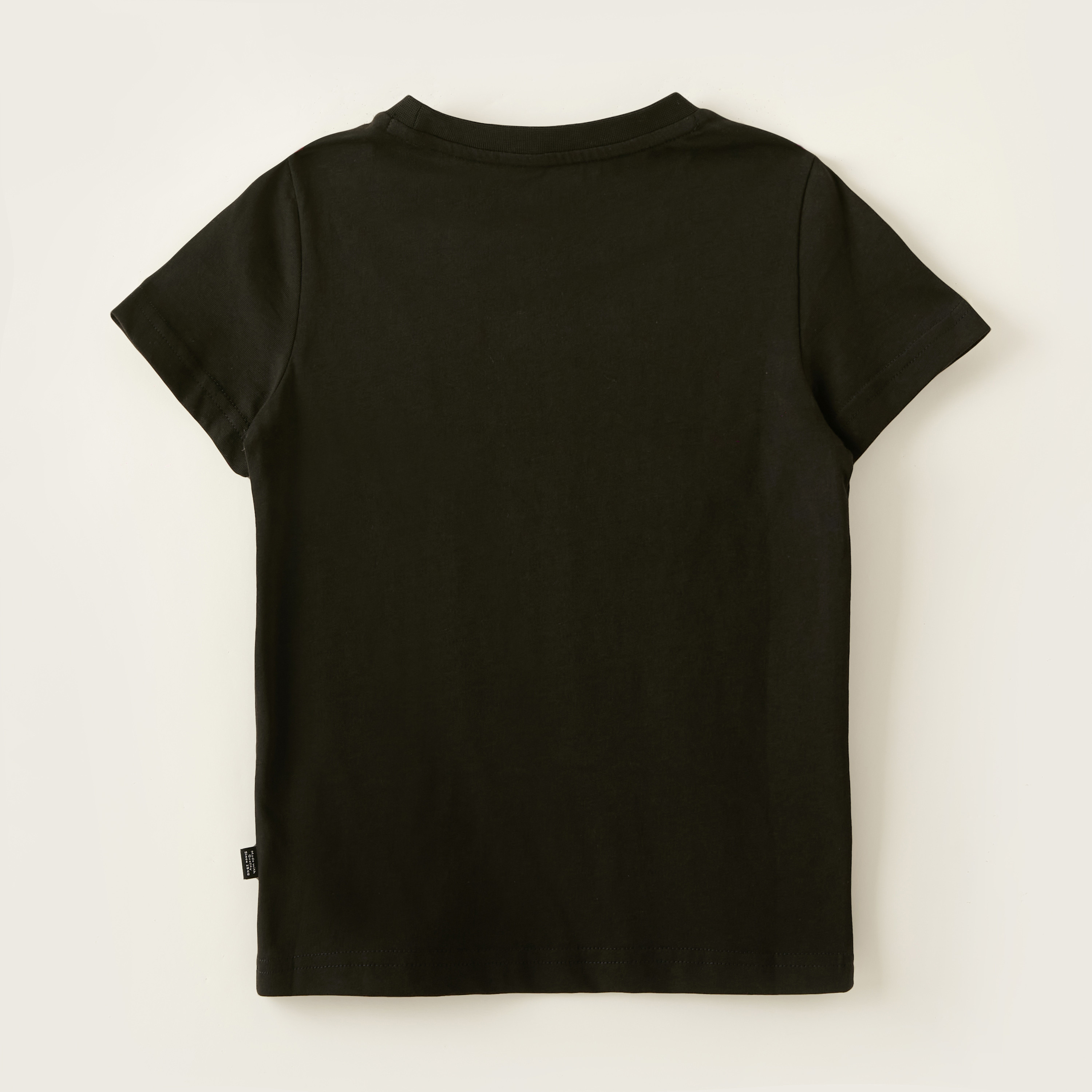 PUMA Graphic Print T-shirt with Round Neck and Short Sleeves-sports-boys-clothing-tops-image-4