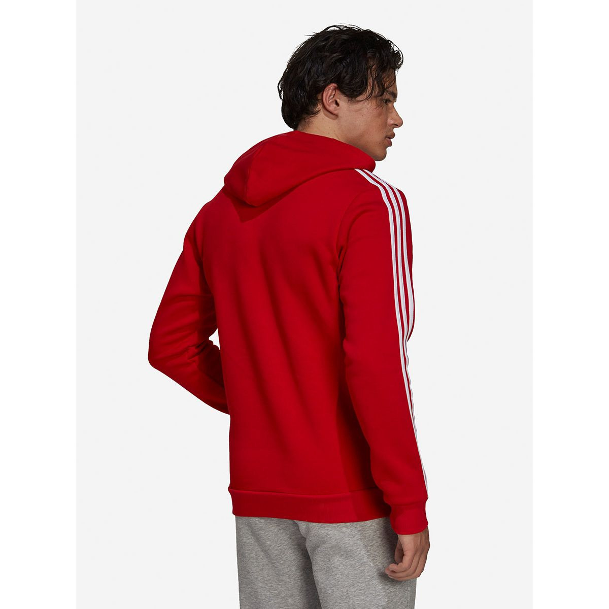 Adidas Side Striped Sleeves Fitted Hoodie-men-winterwear-hoodiesandsweatshirts-image-2