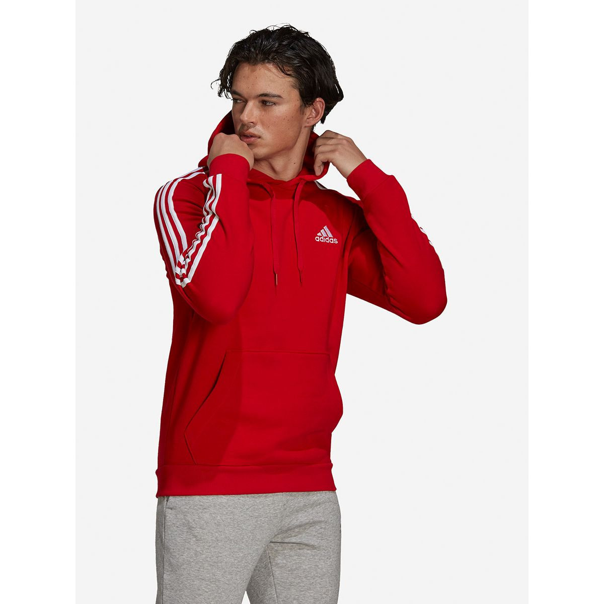 Adidas Side Striped Sleeves Fitted Hoodie-men-winterwear-hoodiesandsweatshirts-image-4