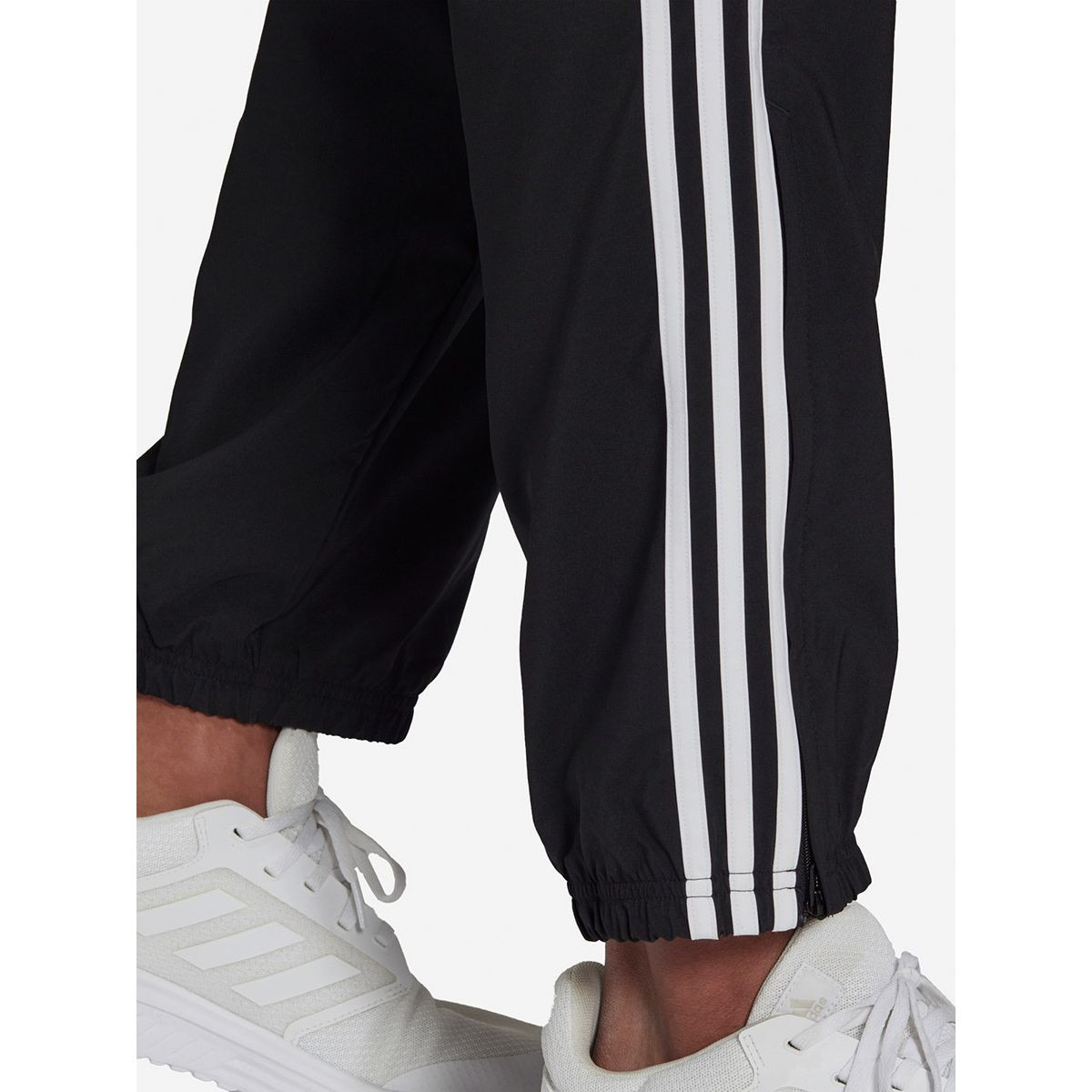 Adidas Essential 3-Stripes Jogger with Zipper Cuff Detail-sports-men-clothing-bottoms-image-5
