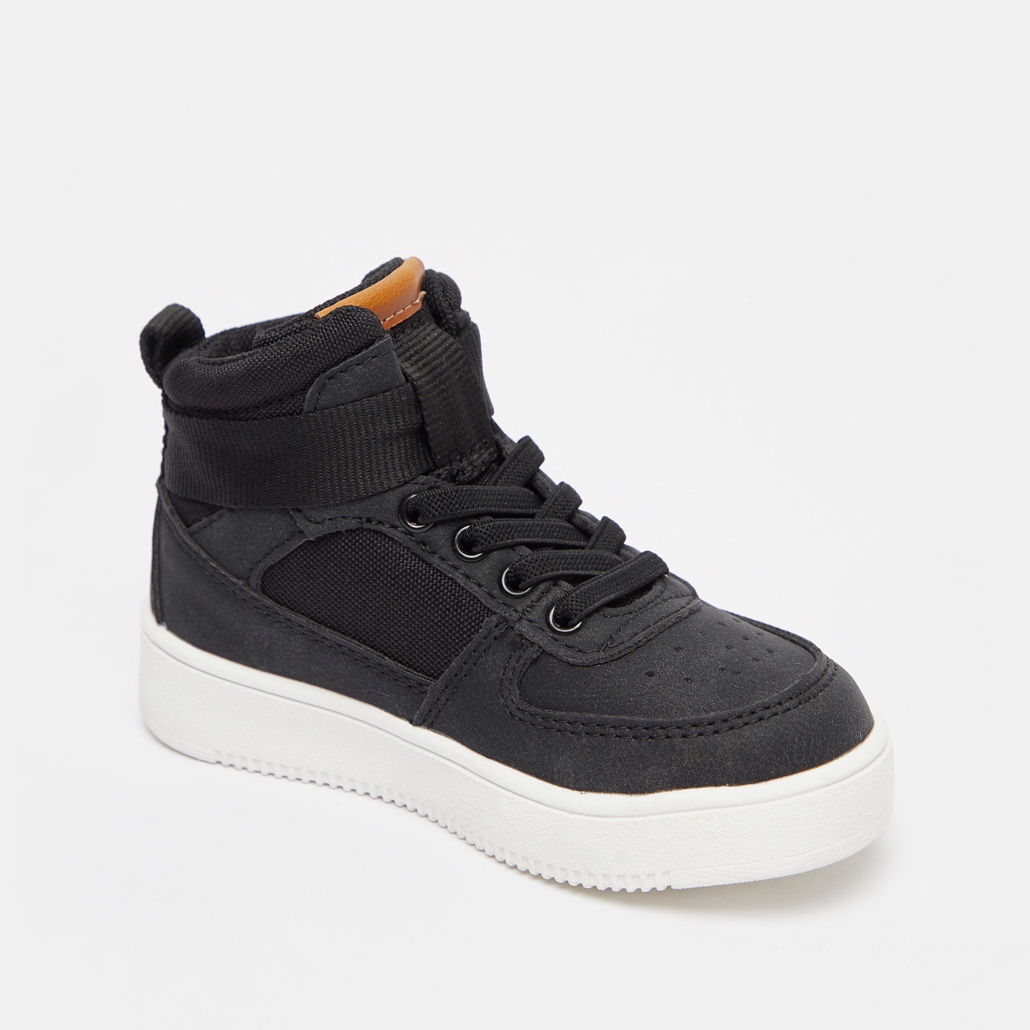 بوت سادة برباط إغلاق من مستر دوتشيني-boys-shoes-boots-image-2