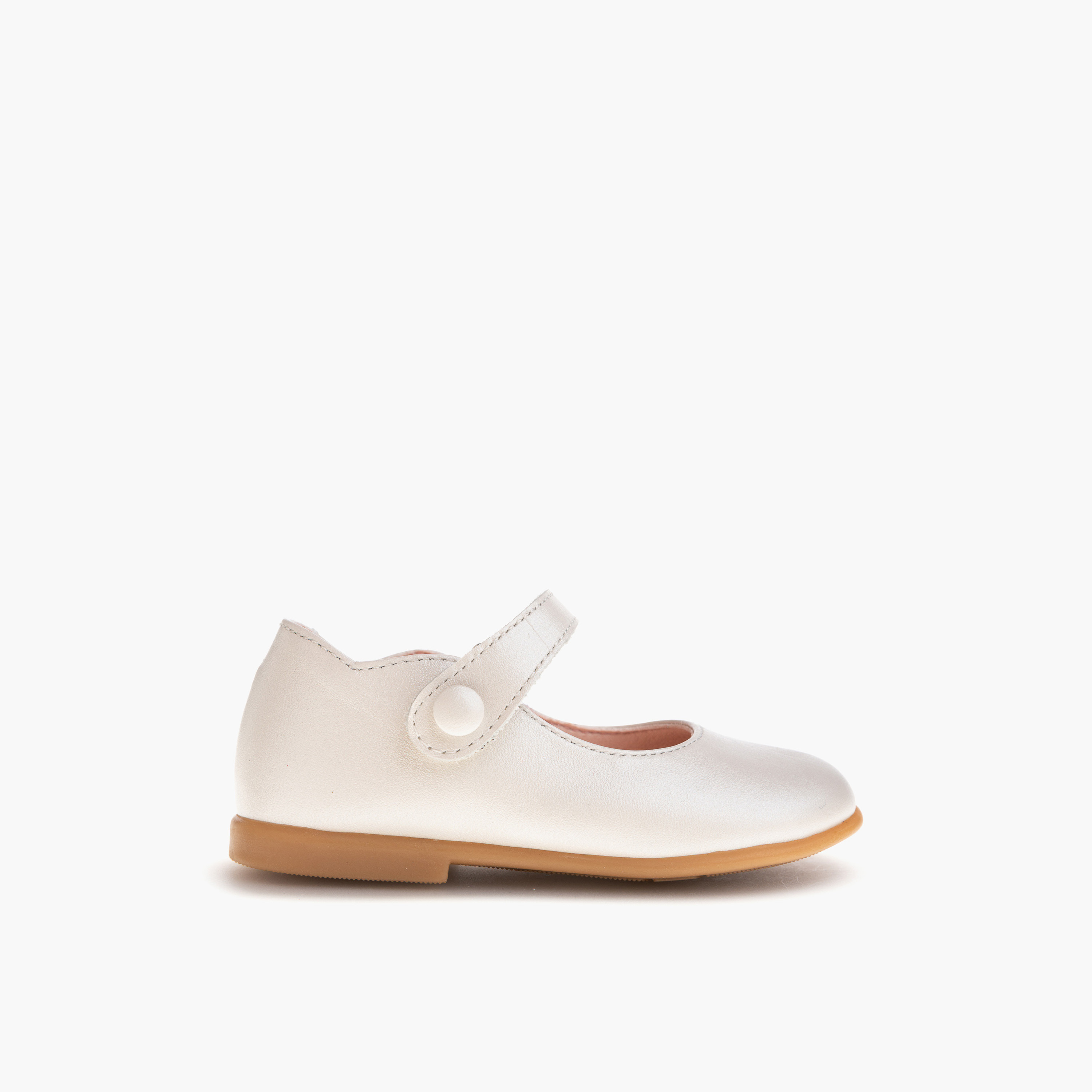 Pablosky Girls' Solid Mary Jane Shoes with Hook and Loop Closure-girls-shoes-maryjanes-image-2