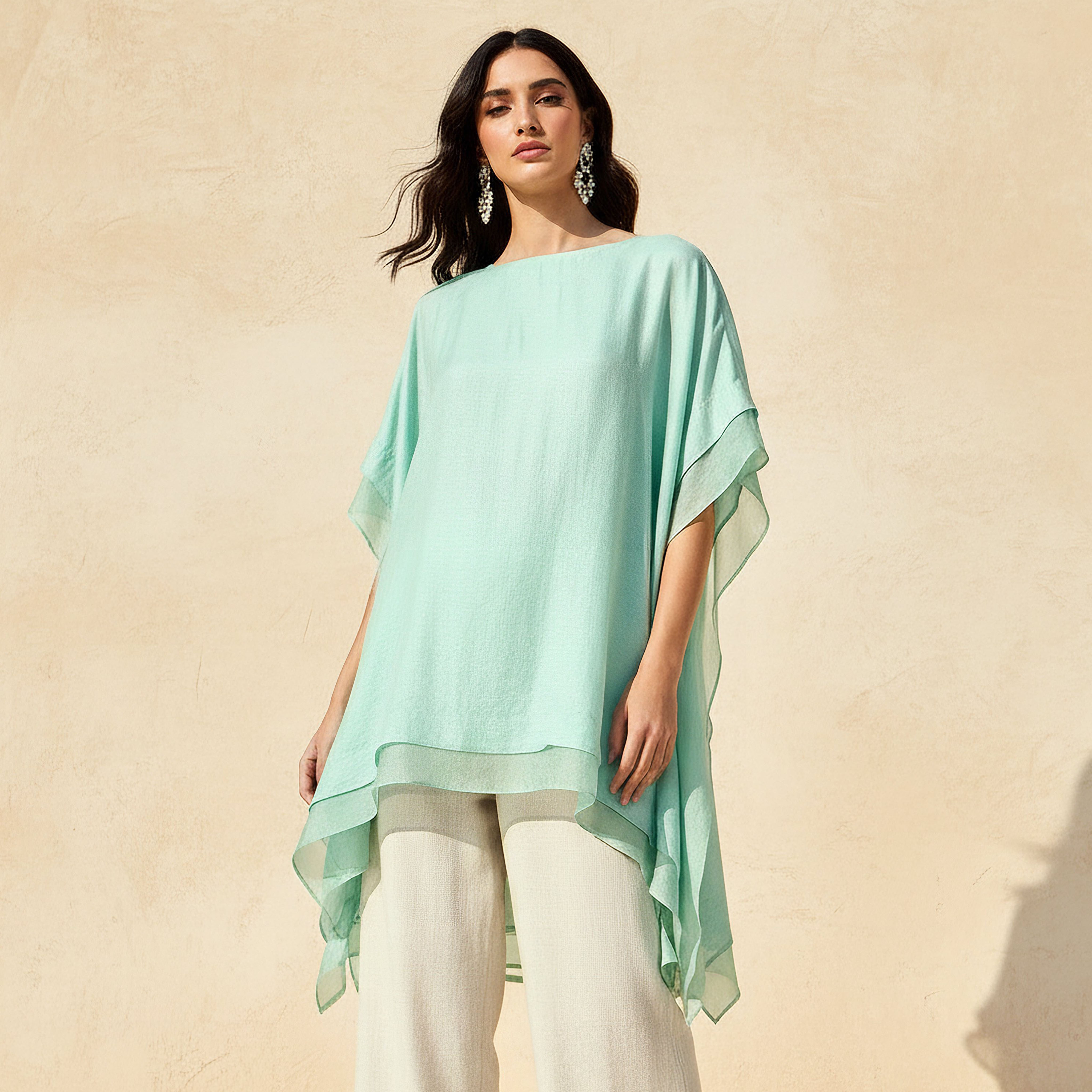 Crepe Kaftan Top-women-clothing-coordsets-image-1