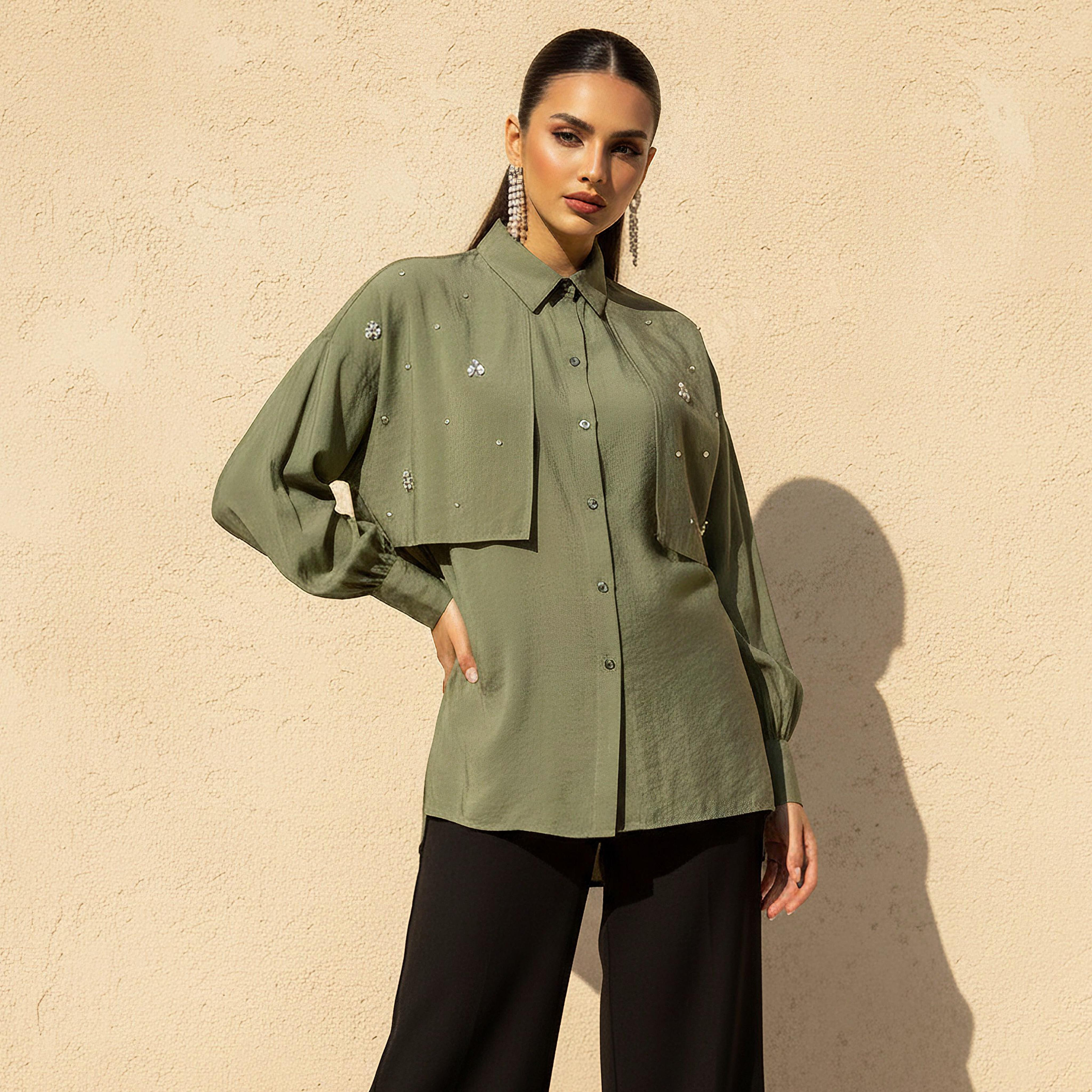 Shirt with Embellished Detail-women-clothing-shirtsandblouses-shirts-image-5