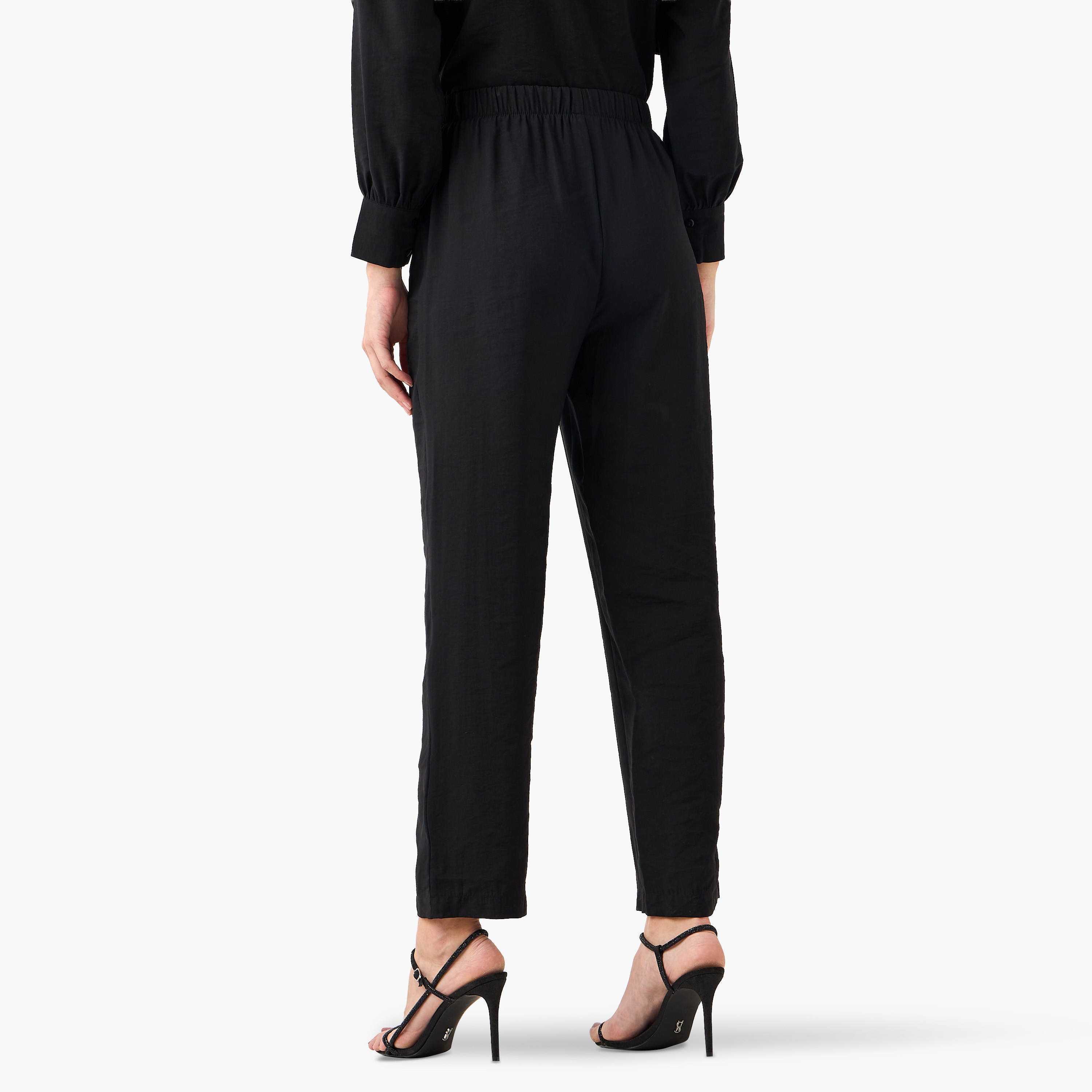 Relaxed Fit Elasticated Waist Pants-women-clothing-coordsets-image-5