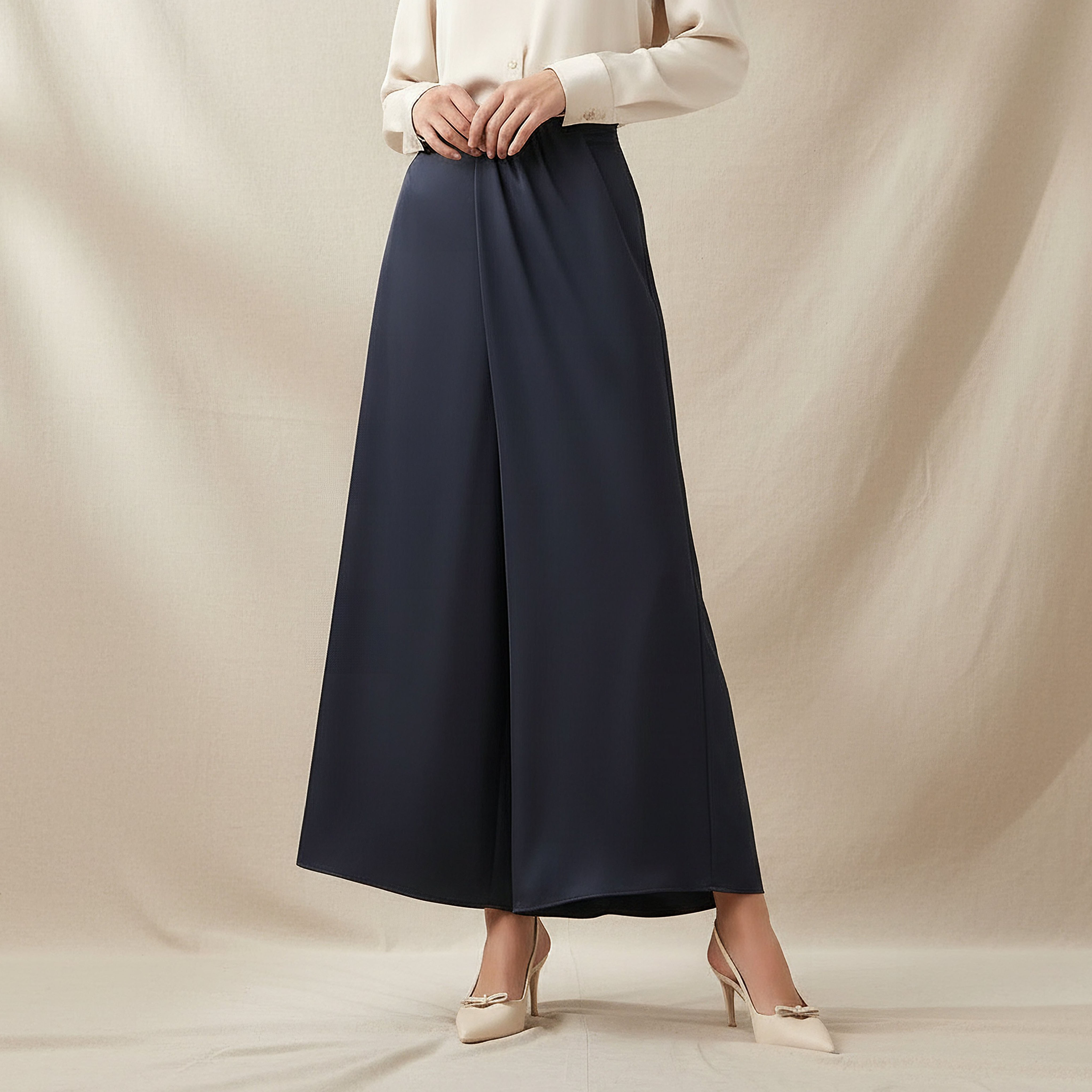 Wide Leg Drape Trousers-women-clothing-bottoms-trousers-image-1
