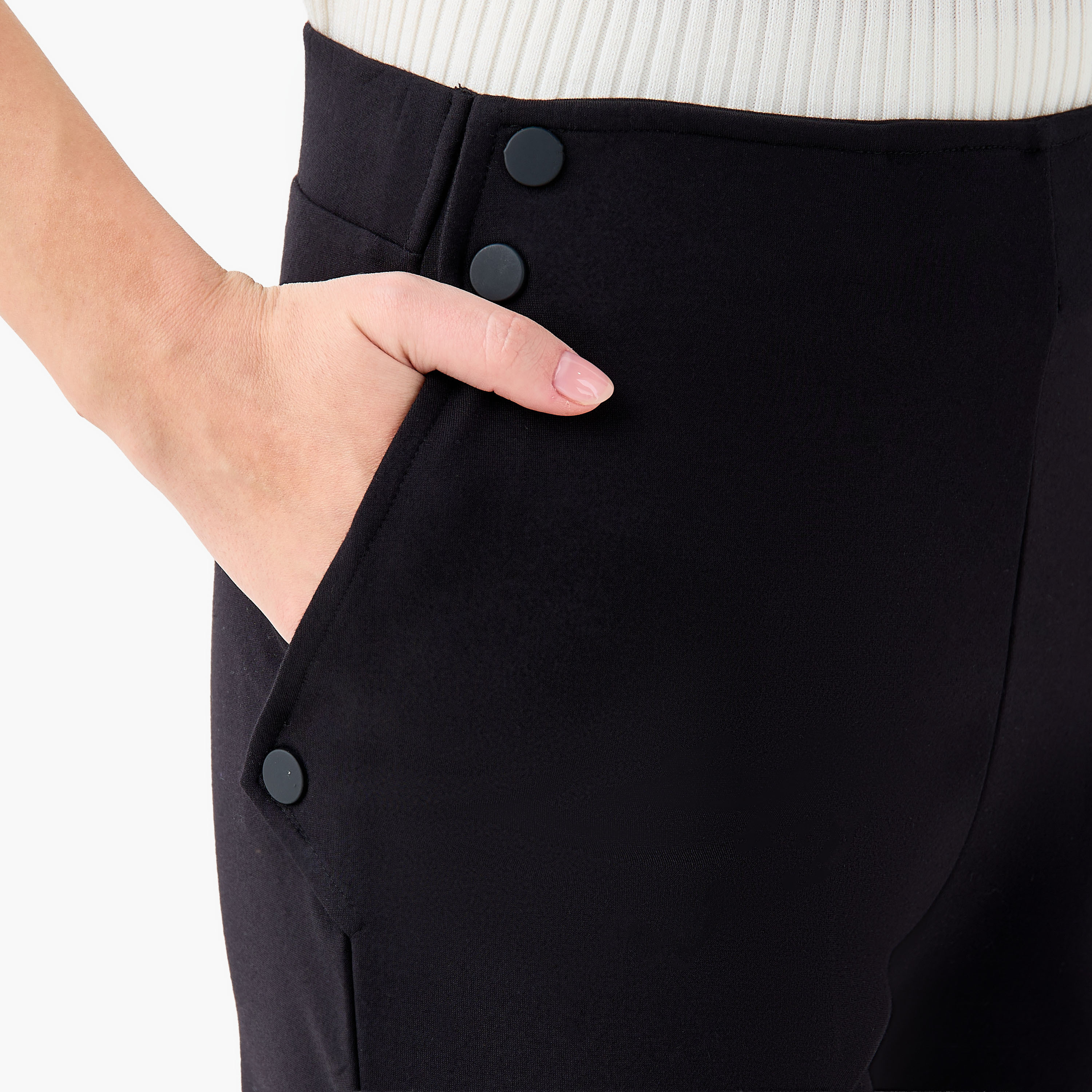 High-Rise Ponte Pants-women-clothing-bottoms-trousers-image-3
